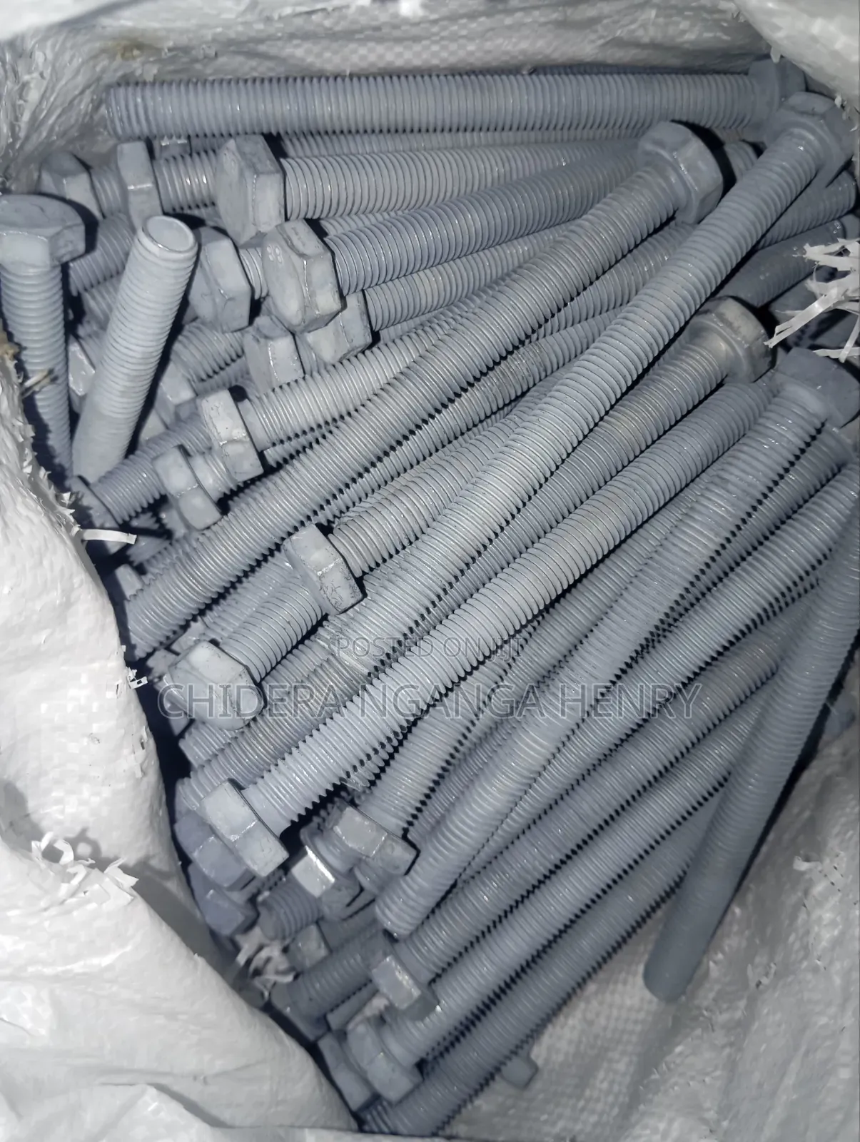 M12 Bolt and Nut Hotdip Galvanised