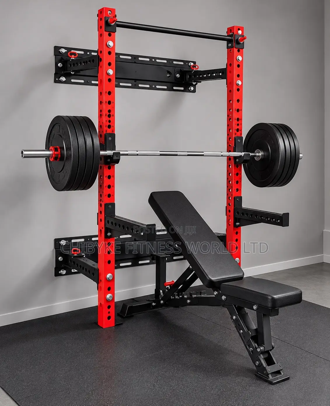 Commercial Wall Mount Squat Rack