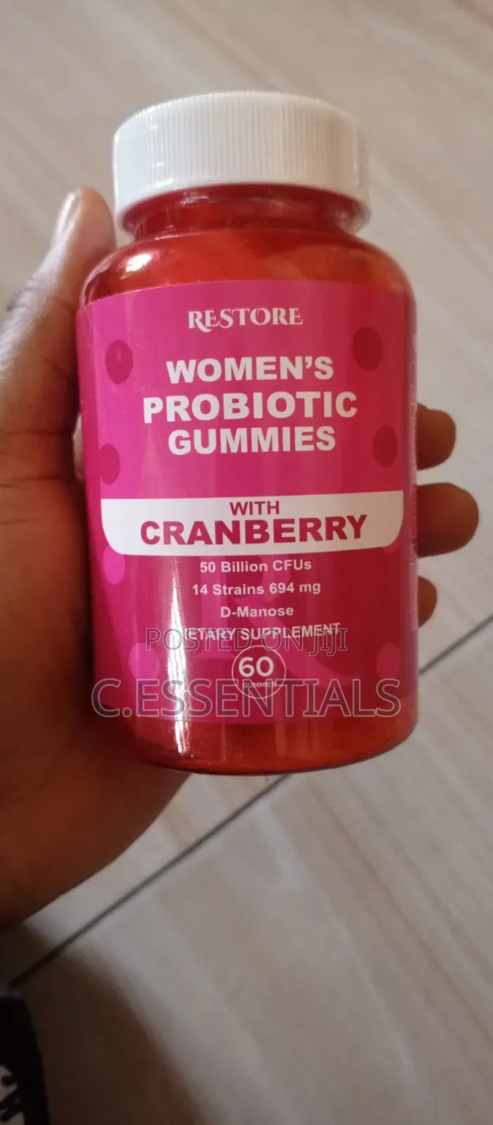 Restore Probiotic Cranberry Gummies