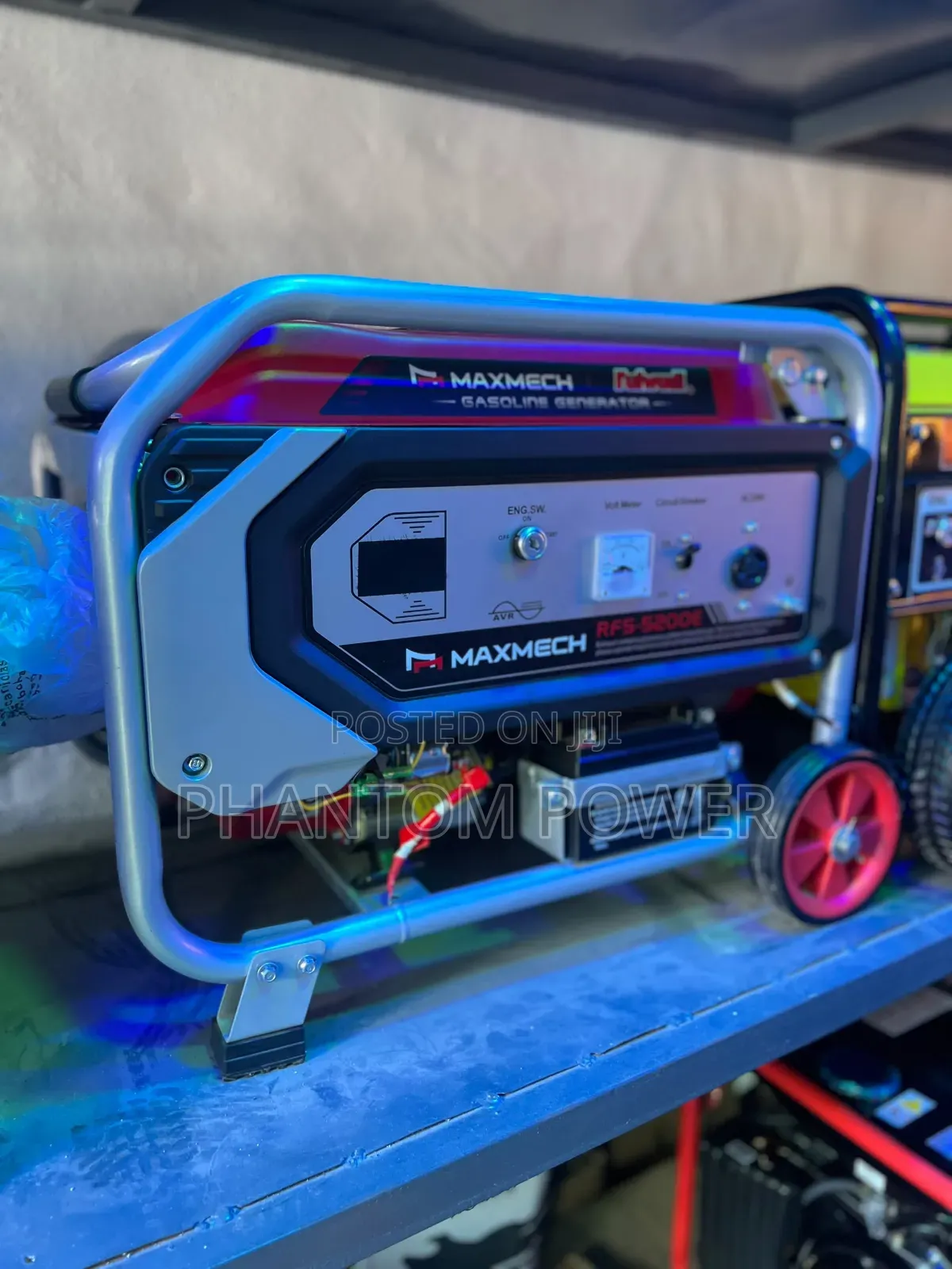 Maxmech RFS5200E 4.5kva Ruiwudi Key Start Copper Petrol Generator