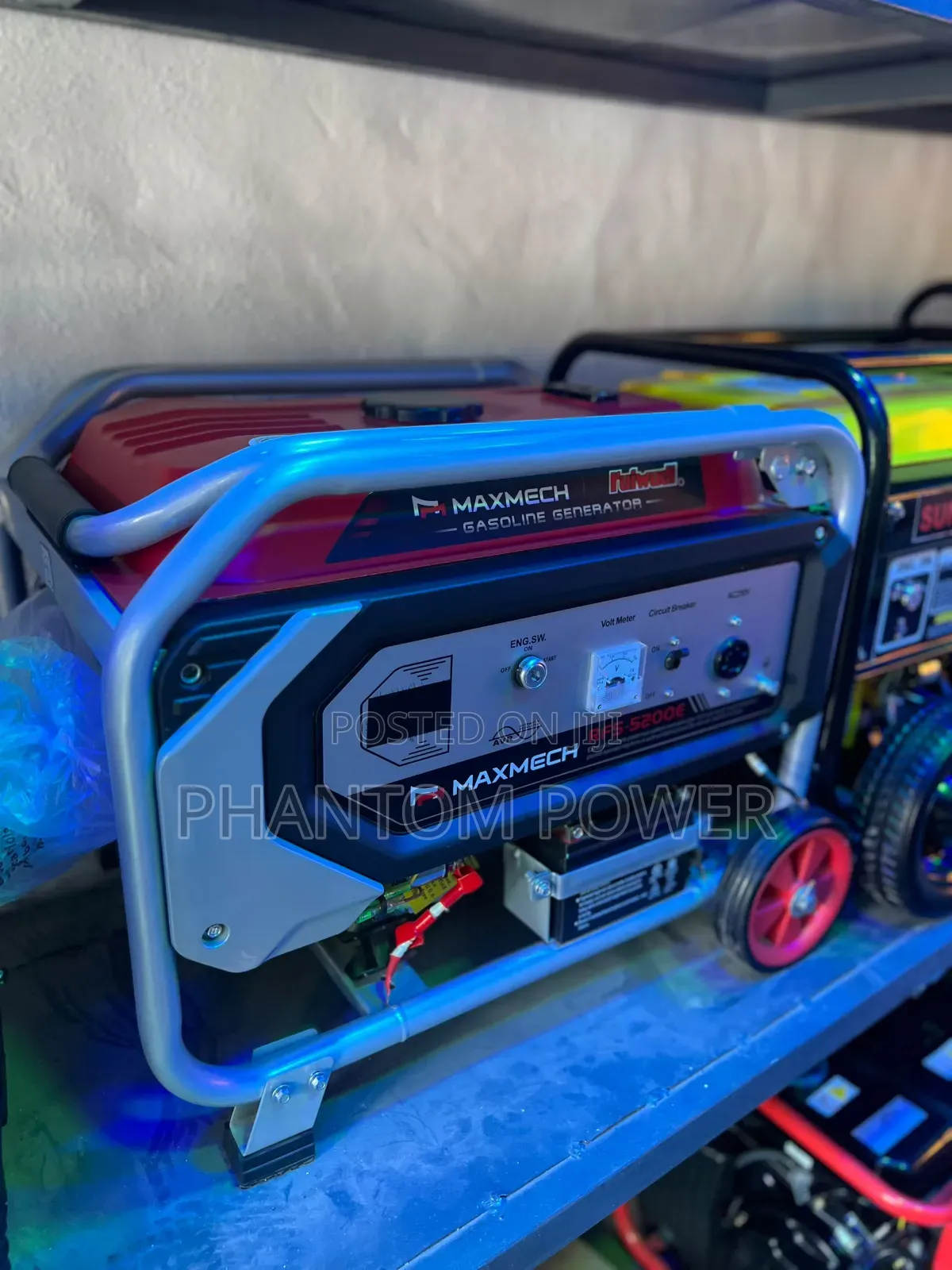Brand New Maxmech 4.5kva Model RFS5200E Petrol Generator [For AC]