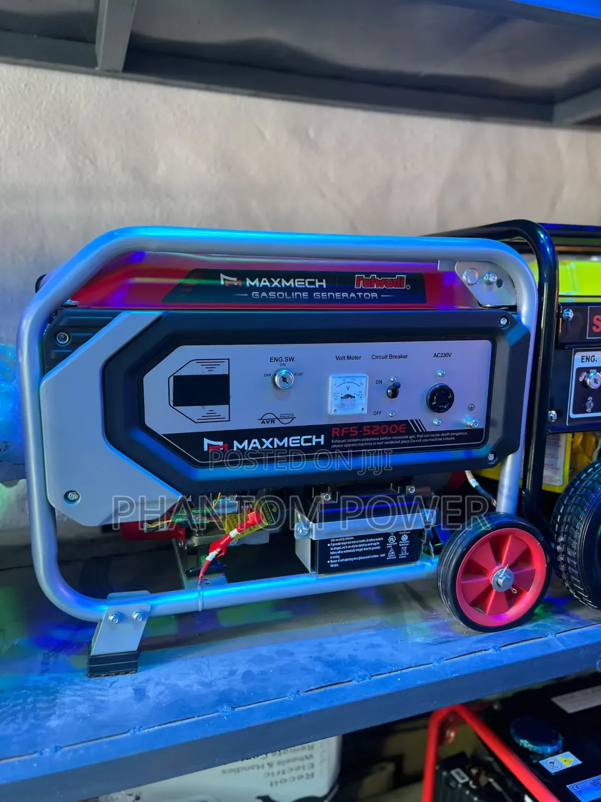 Brand New Maxmech 4.5kva Model RFS5200E Petrol Generator [For AC]