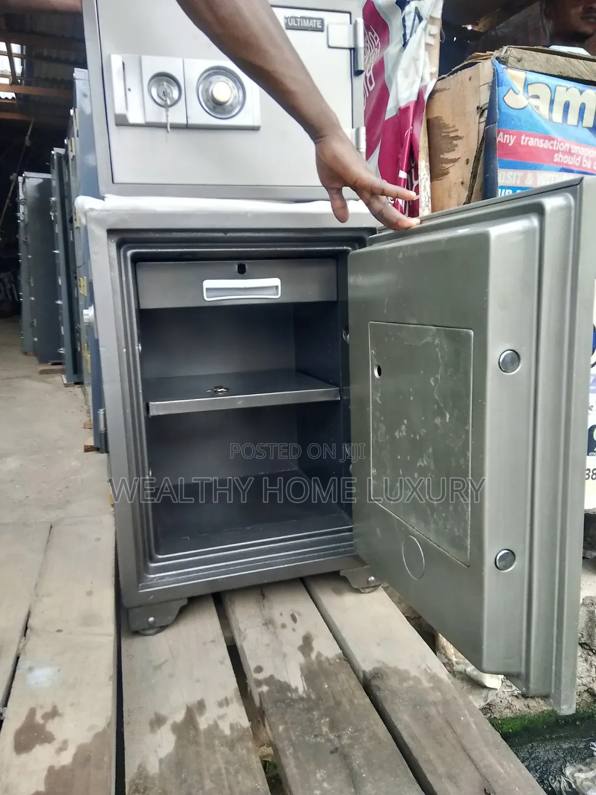 Premium Armored Cash Safe Deposit Box for Offices, Banks & Homes