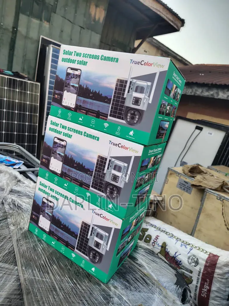 TrueColorView Dual-Screen Solar PTZ Outdoor Security Camera
