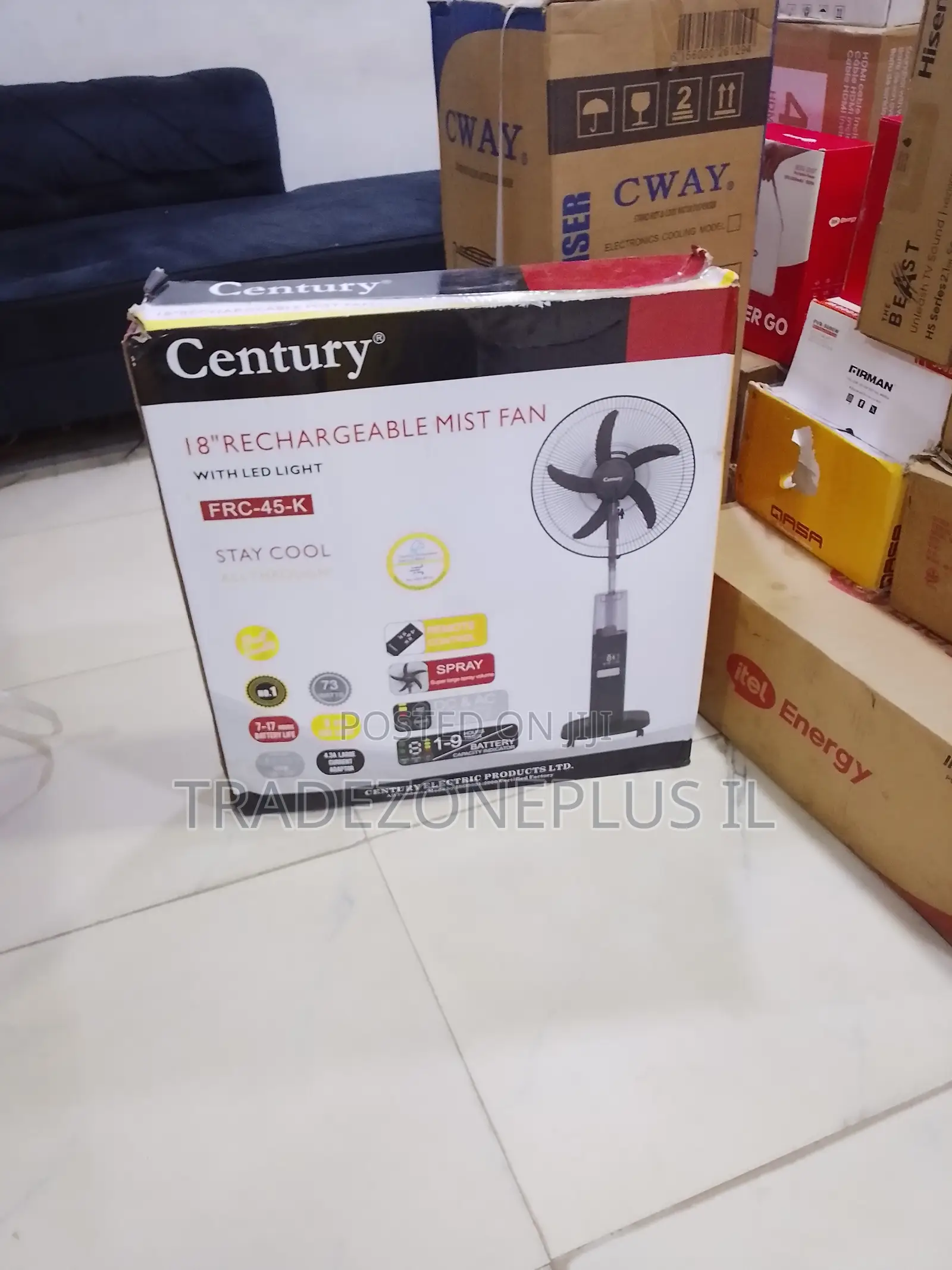 Quality Portable Mist FRC 45K Cooling Fan
