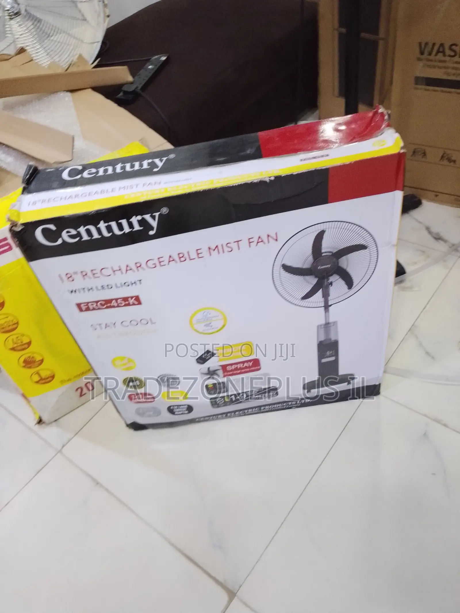 Refreshing Rechargeable Mist Fan FRC-45-K