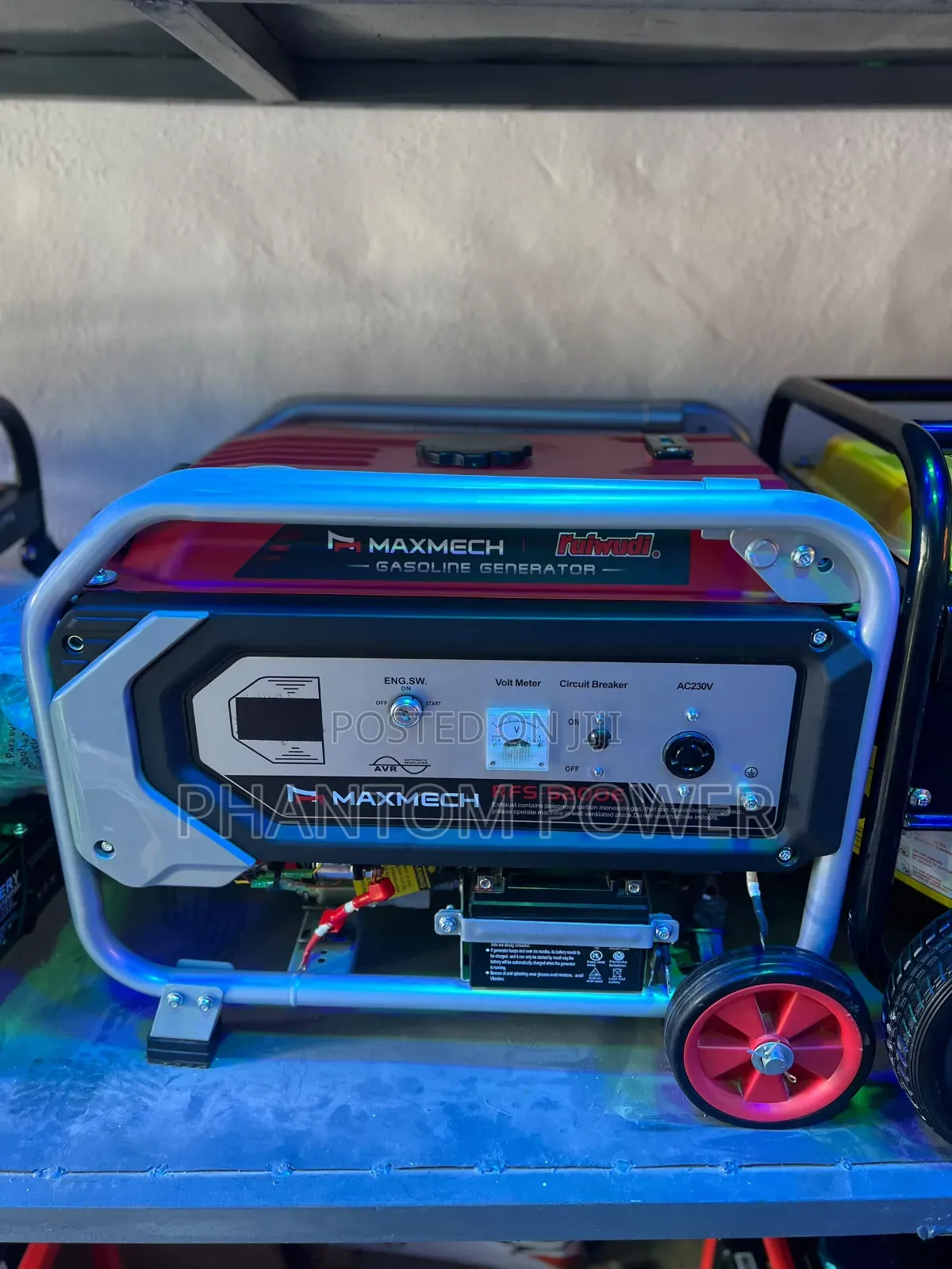 Maxmech 4.5kva Copper Coil RFS5200E Generator With 1 Year Warranty