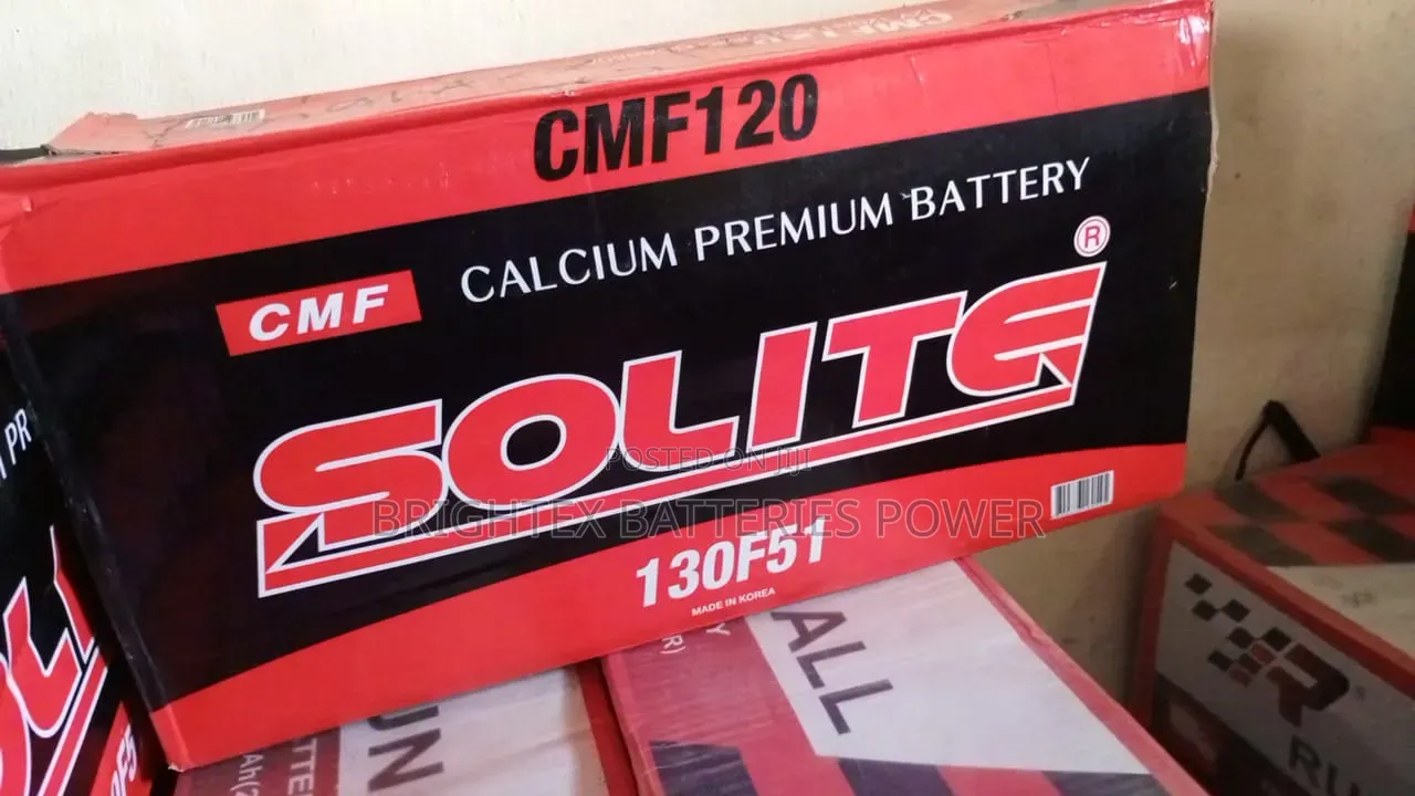 120Ahs Solite Premium Battery
