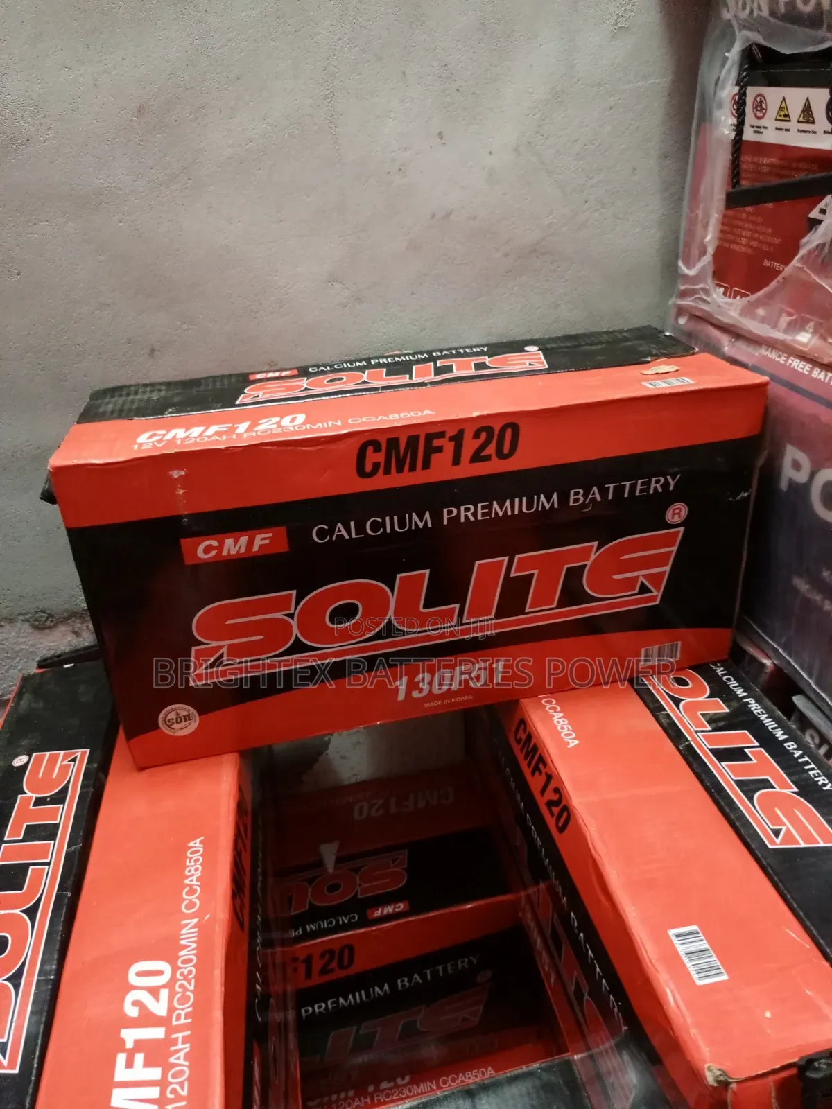 120Ahs Solite Premium Battery