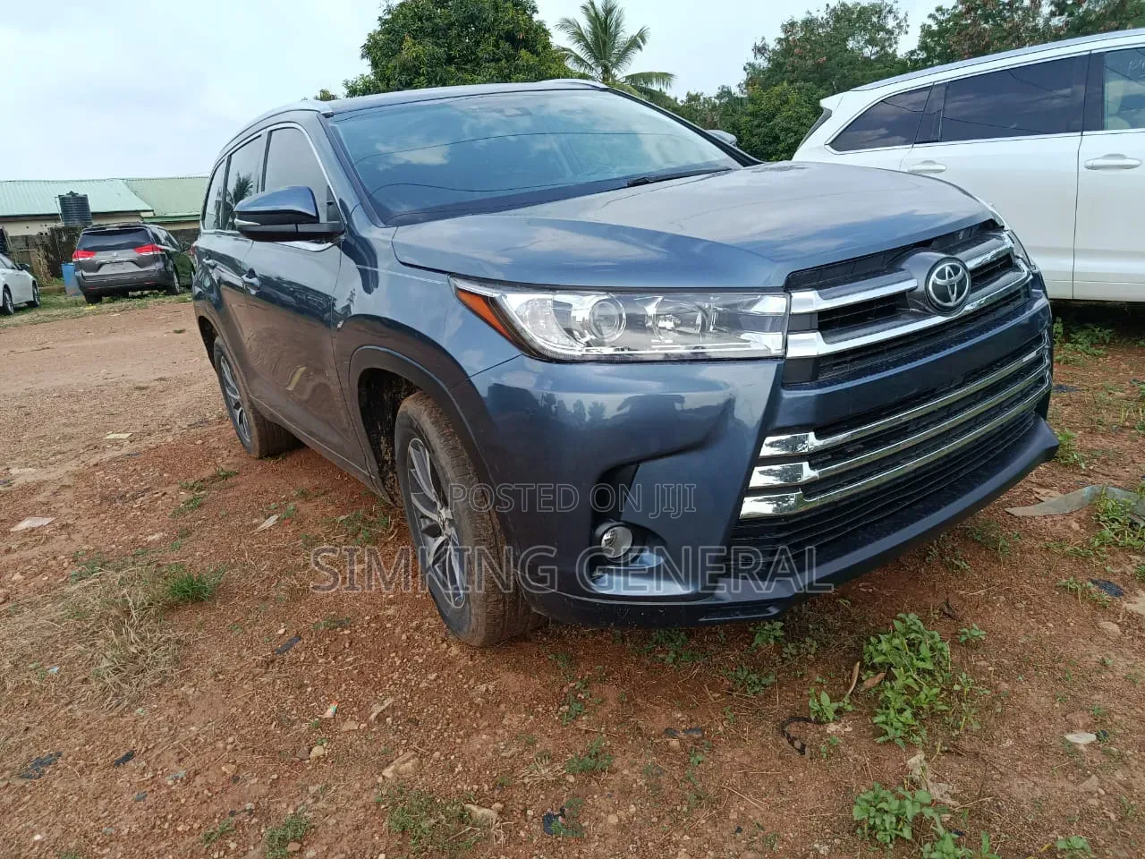 Toyota Highlander XLE 4x2 V6 (3.5L 6cyl 8A) 2017 Blue