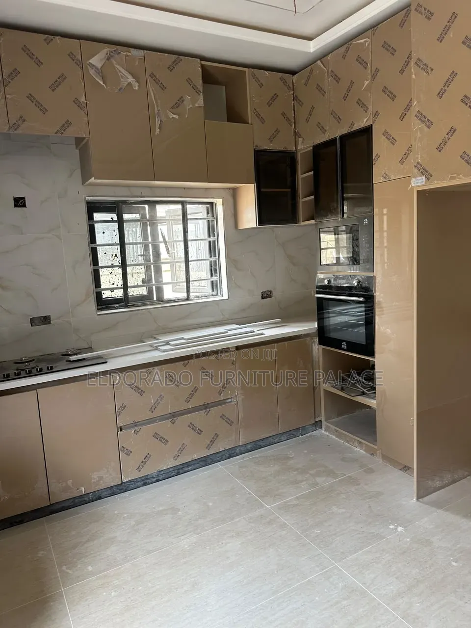 Glossy Wooden Kitchen Cabinets