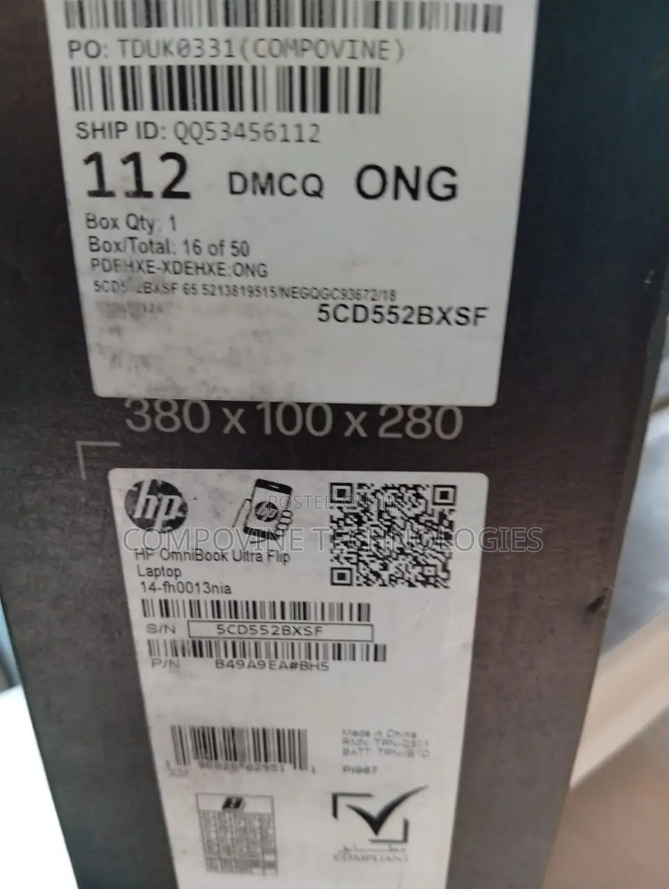 New Laptop HP OmniBook Ultra Flip 14" 16GB Intel Core Ultra 7 SSD 1T