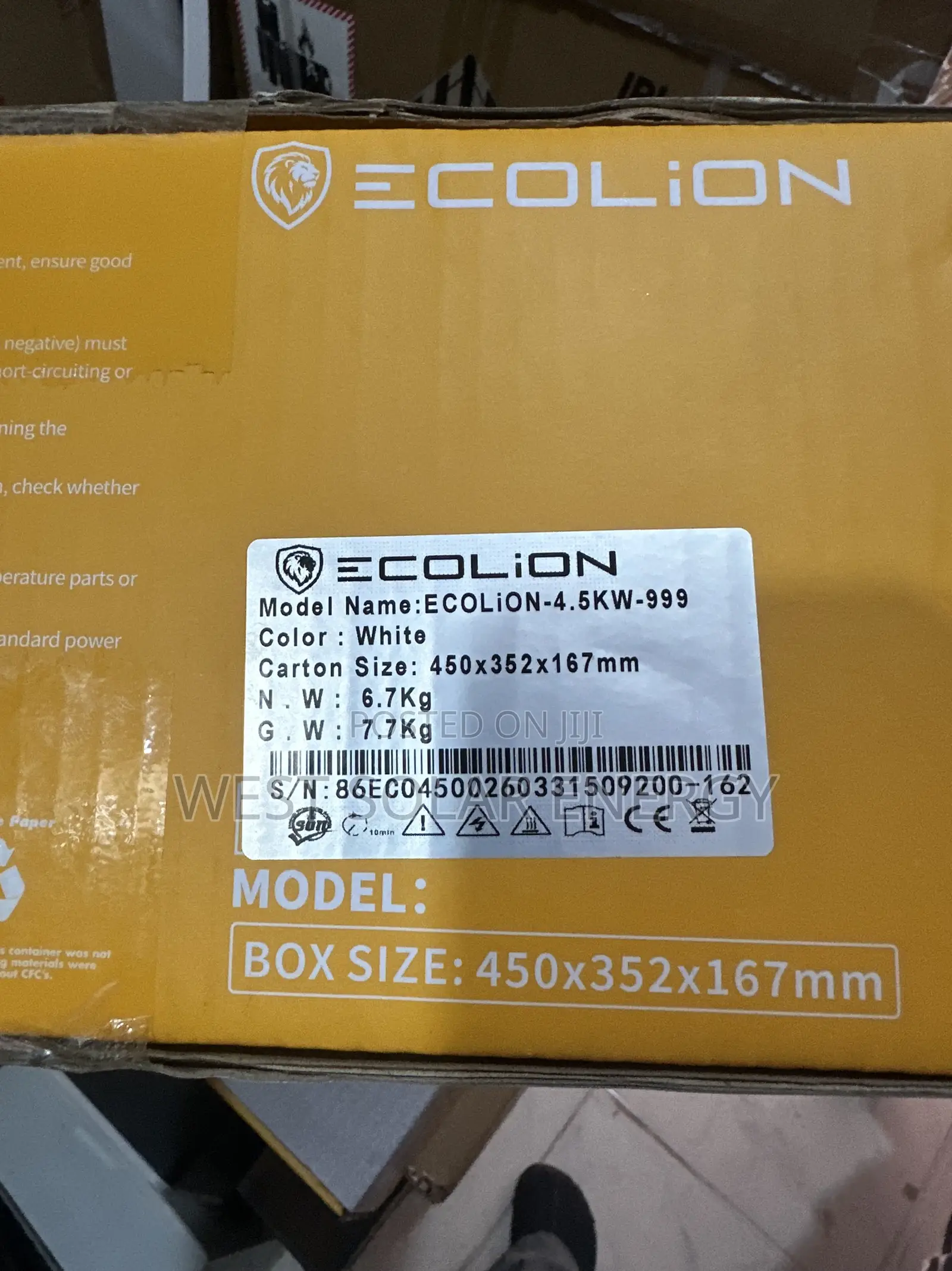 4.5Kva 24V EcoLion Hybrid Solar Inverter
