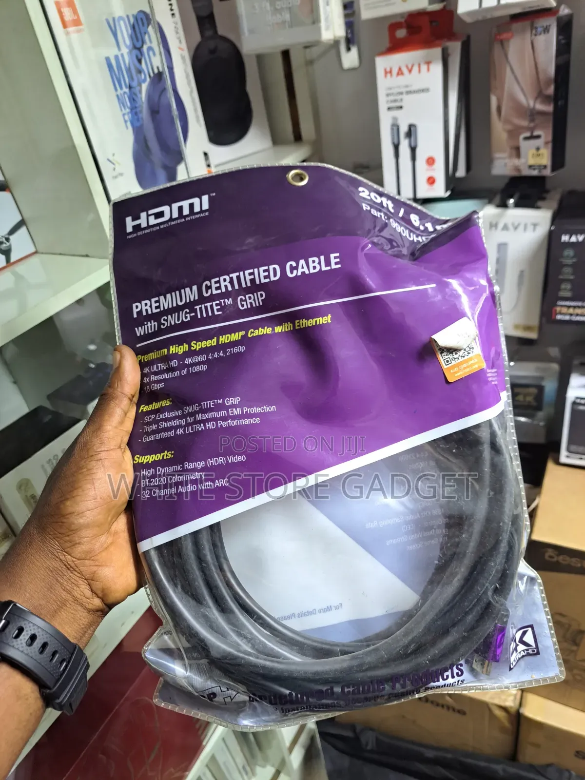 20ft/ 6.1m – Premium Certified 4k Ultra Hd 990uhdv-20 Series Hdmi