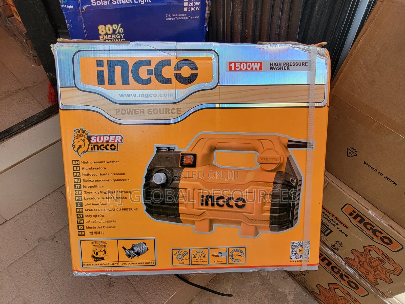 1500w High Pressure Washer Ingco