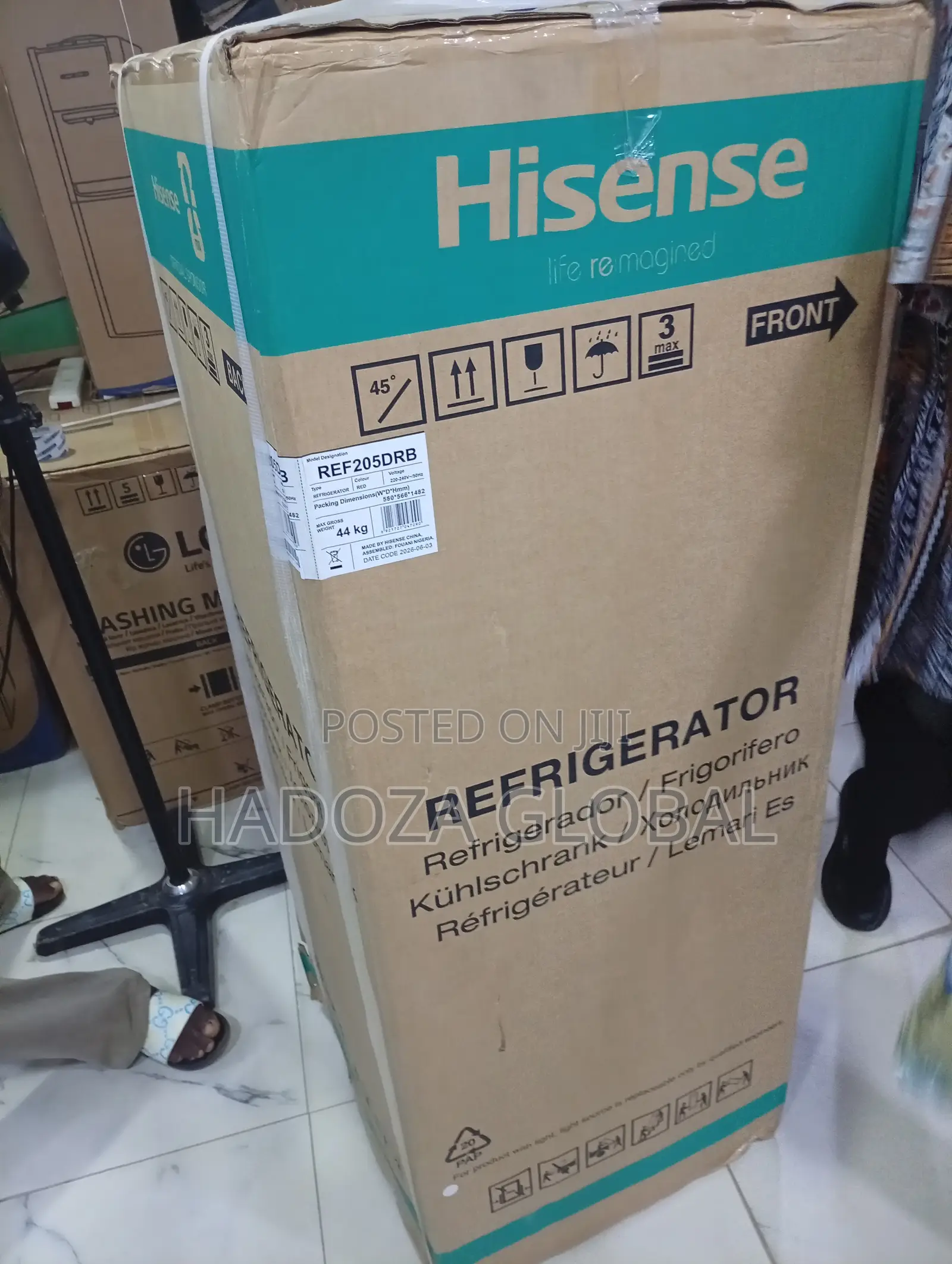 Hisense 205DRB Fridge – Stylish and Practical Refrigeration