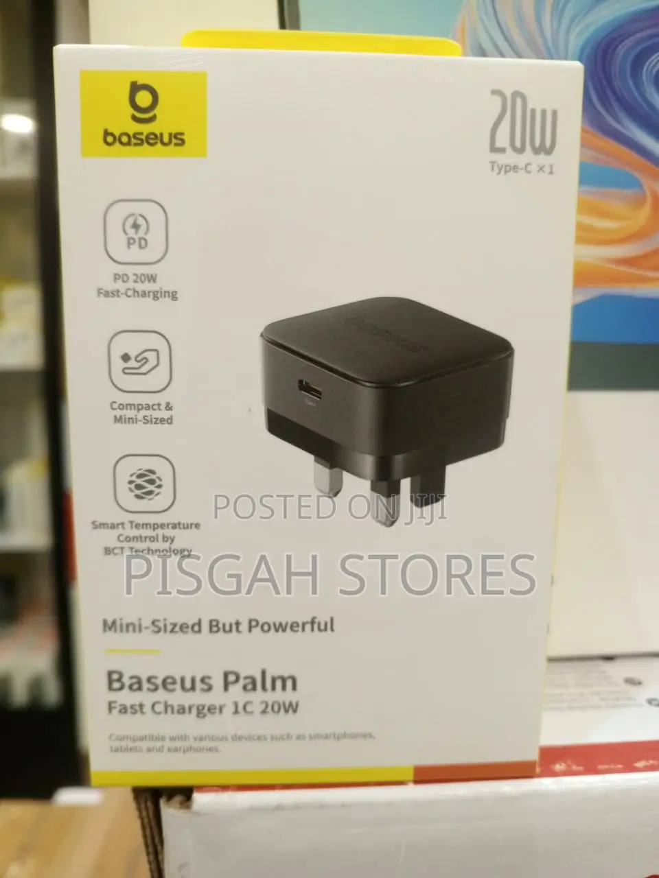 Baseus Palm 20W PD Type-C Fast Charging Wall Charger