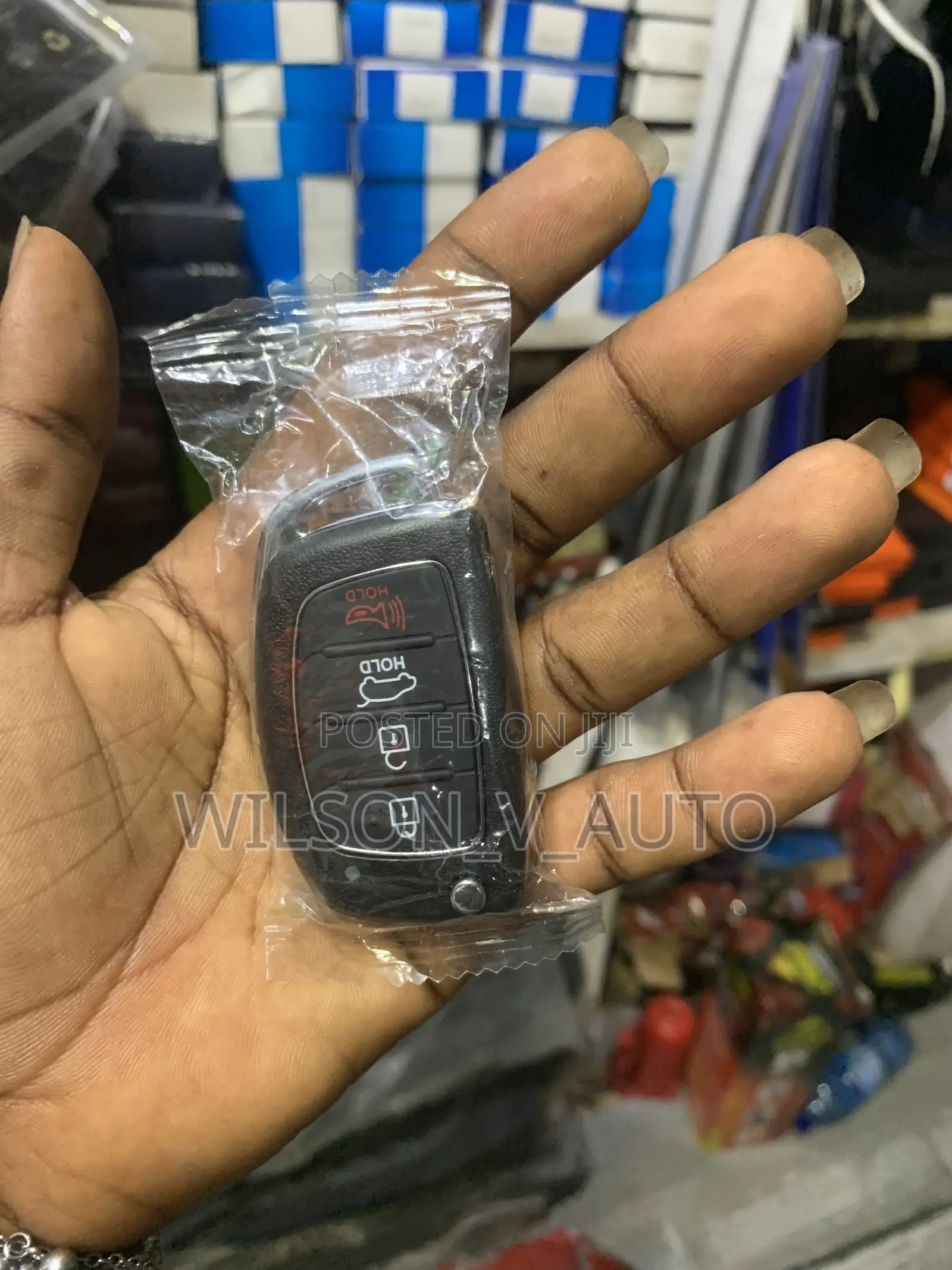 Genuine Hyundai Sonata 4-Button Flip Remote Key Fob