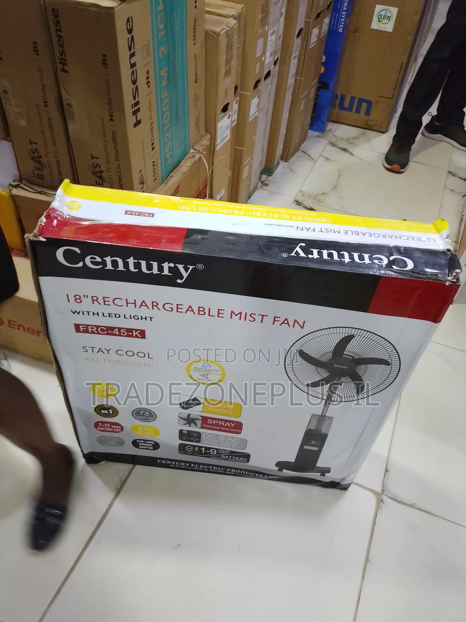 Convenient Portable Rechargeable Mist Fan