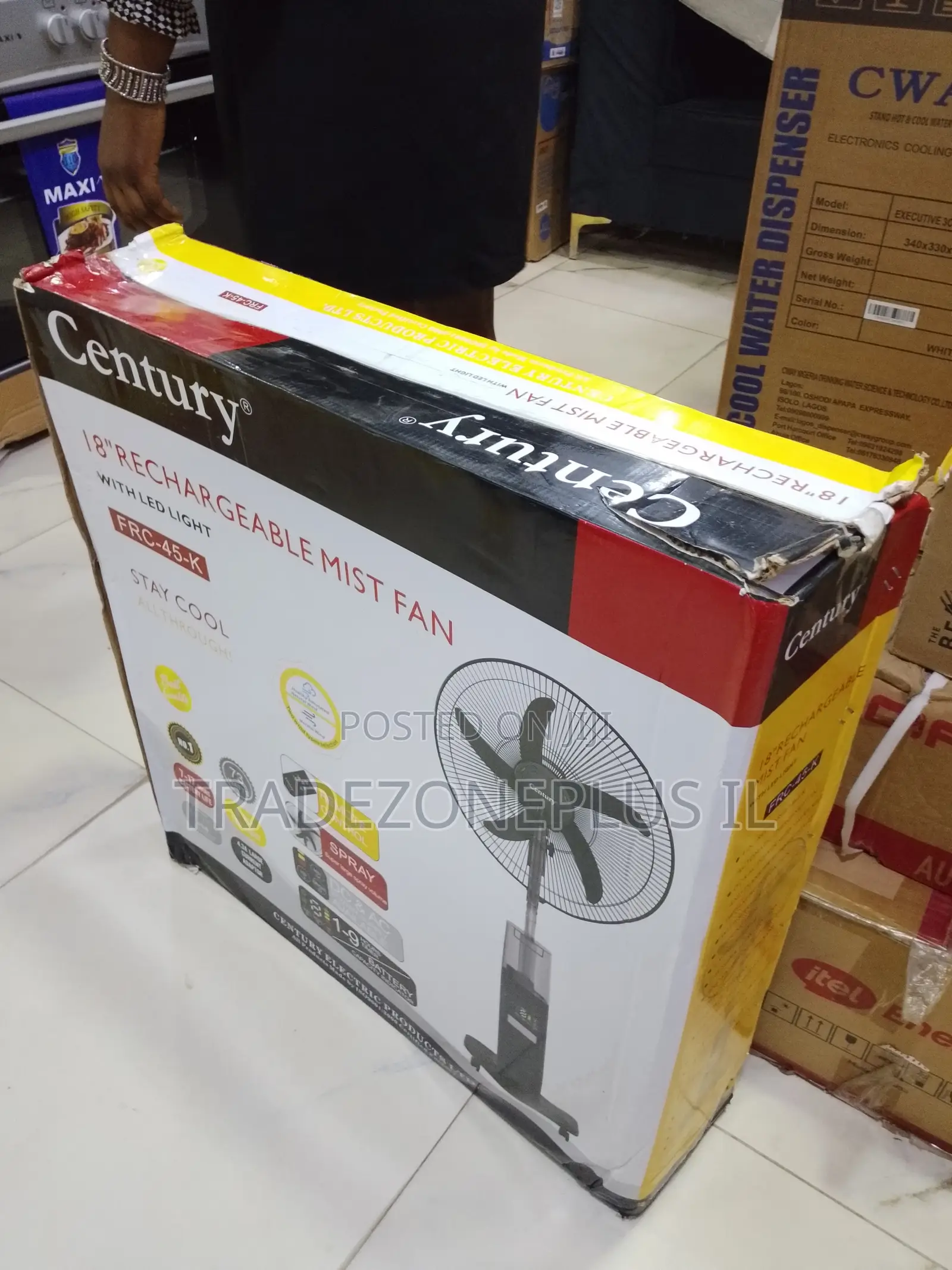 Convenient Portable Rechargeable Mist Fan