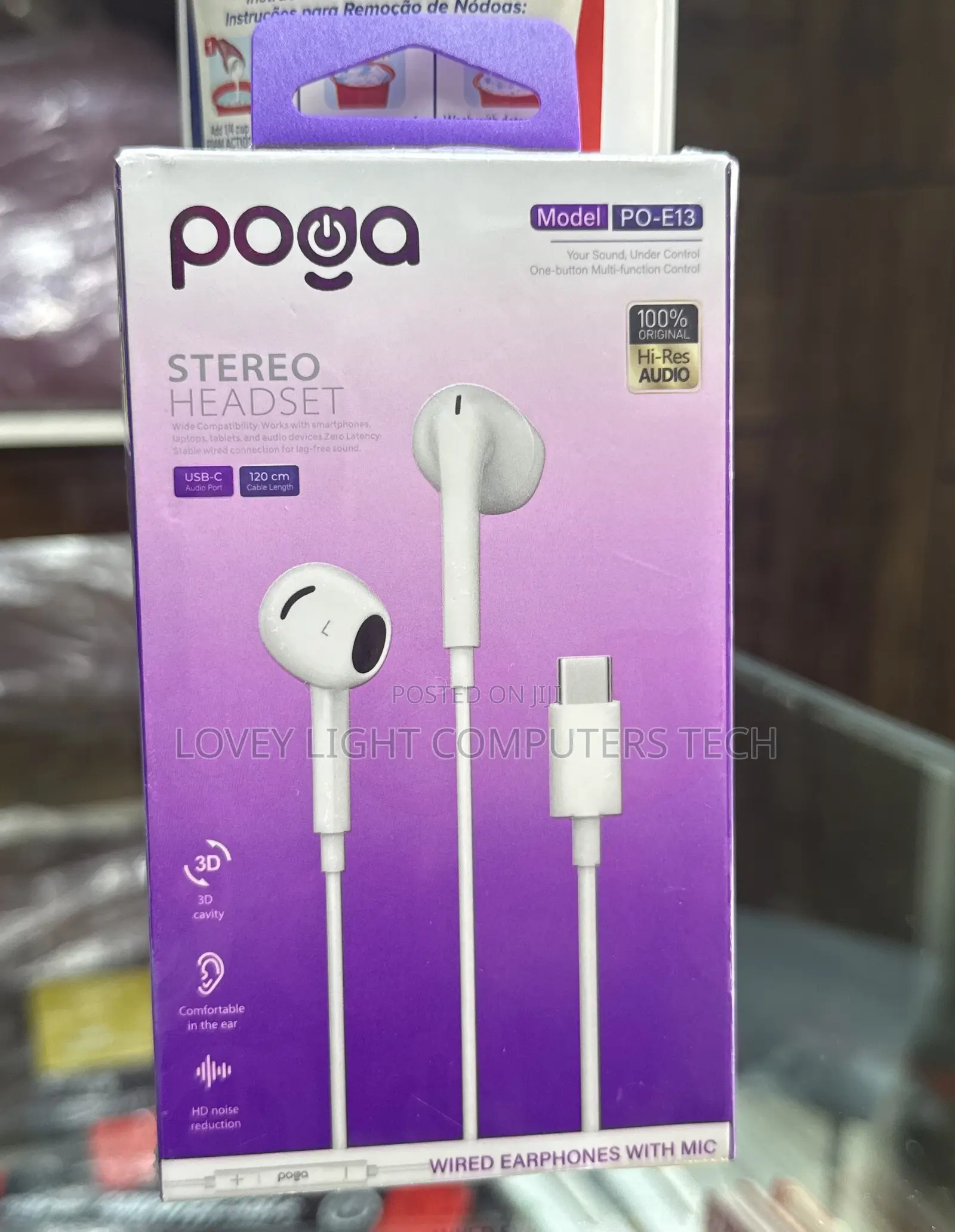 Poga Wired Earphones With Mic