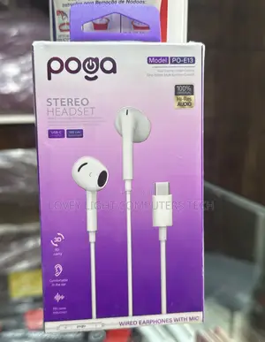 Poga Wired Earphones With Mic