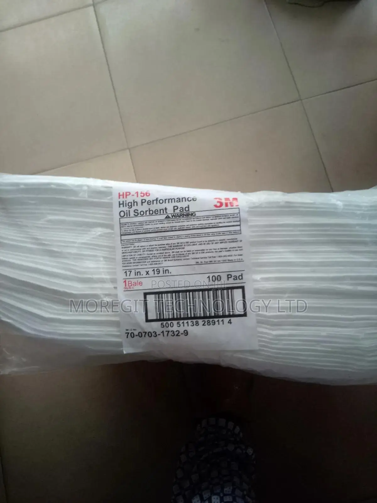 Oil abSorbent Pad HP-156 High Performance 3M