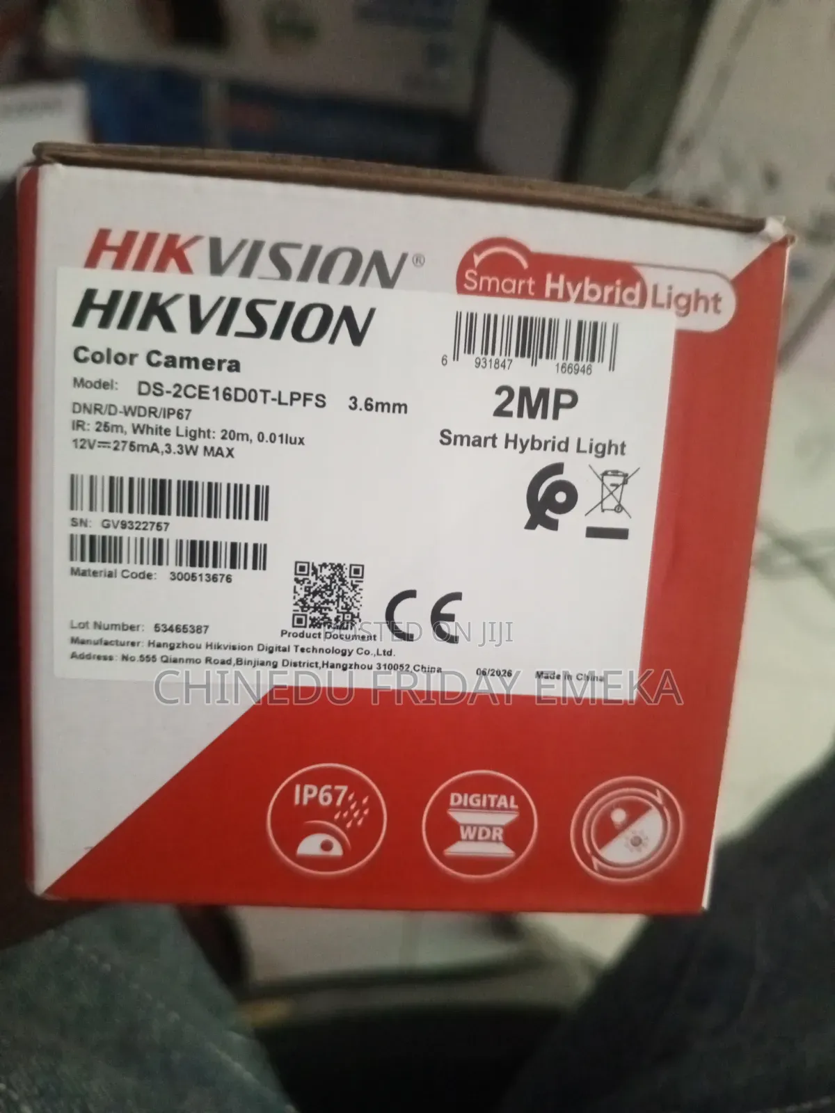 Hikvision Smart Hybrid Light 2mp Outdoor Camera