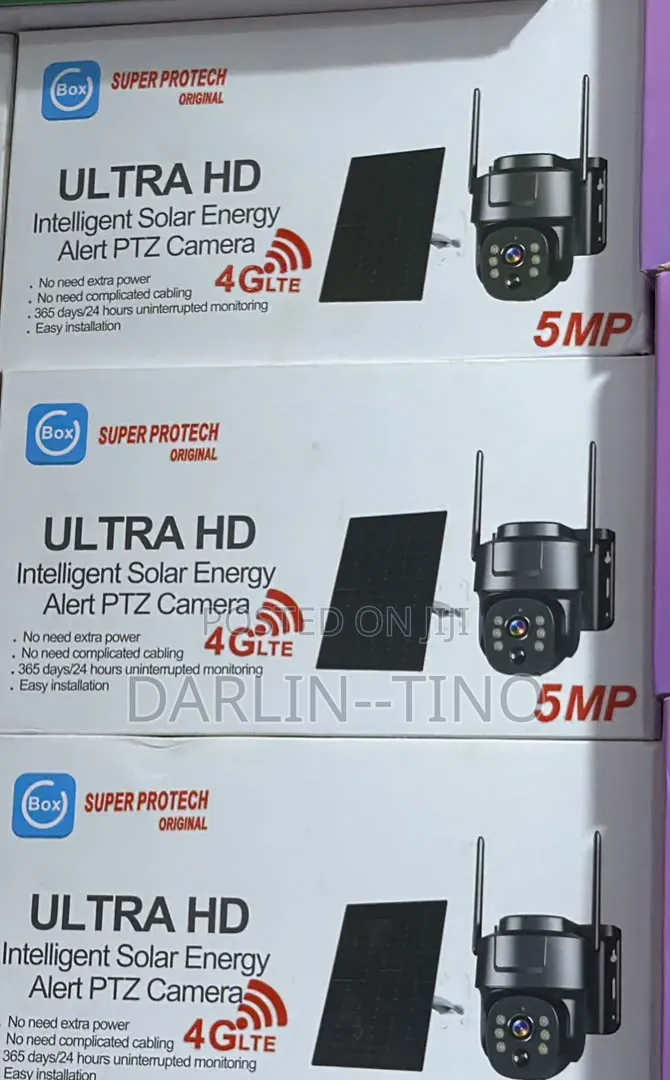 Super Protech 5MP Ultra HD Intelligent Solar Energy Camera