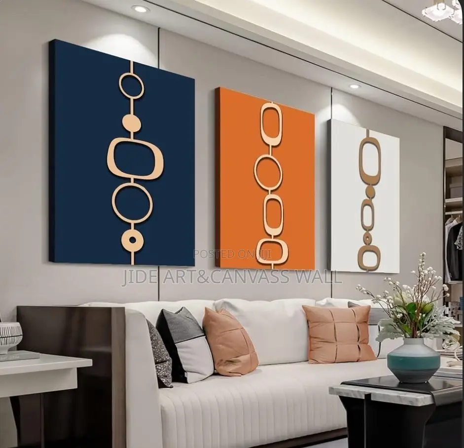 Split 3 Wall Panels Home Art Interior Decors