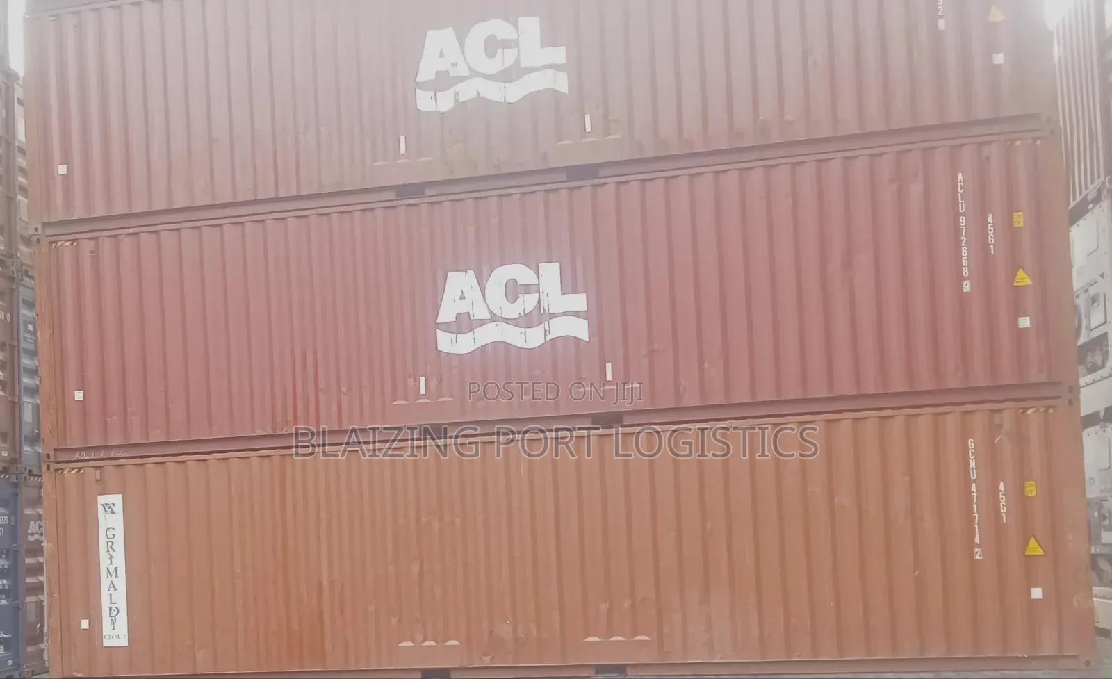 Clean Export Standard Shipping Containers