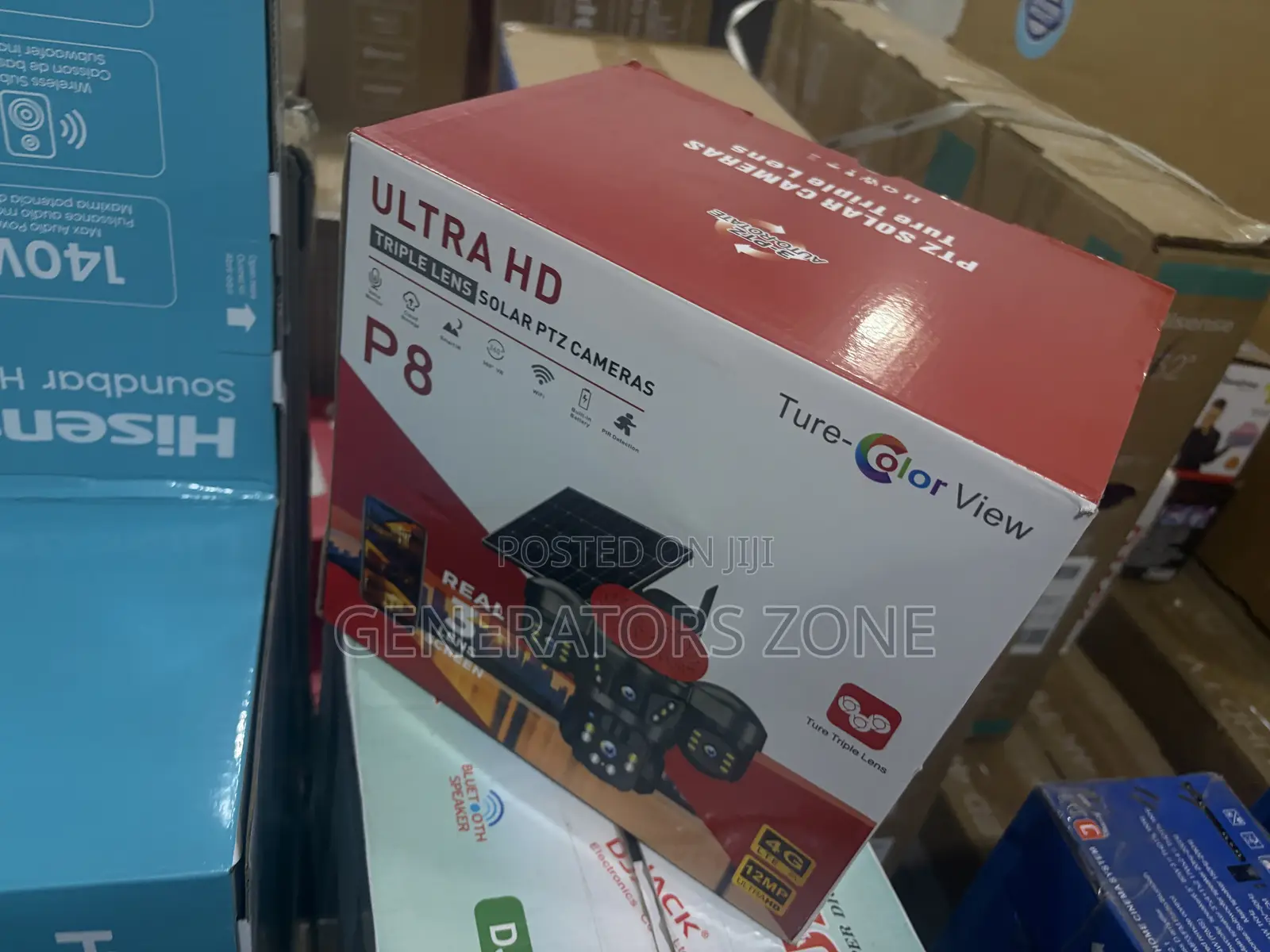 Ture Ultra HD PTZ Solar Powered Wireless CCTV Camera