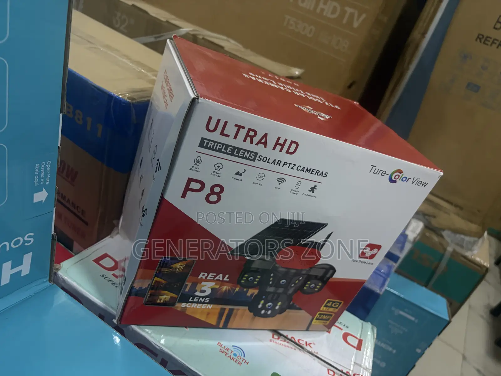 Ture Smart PTZ Color Night Vision Solar Camera