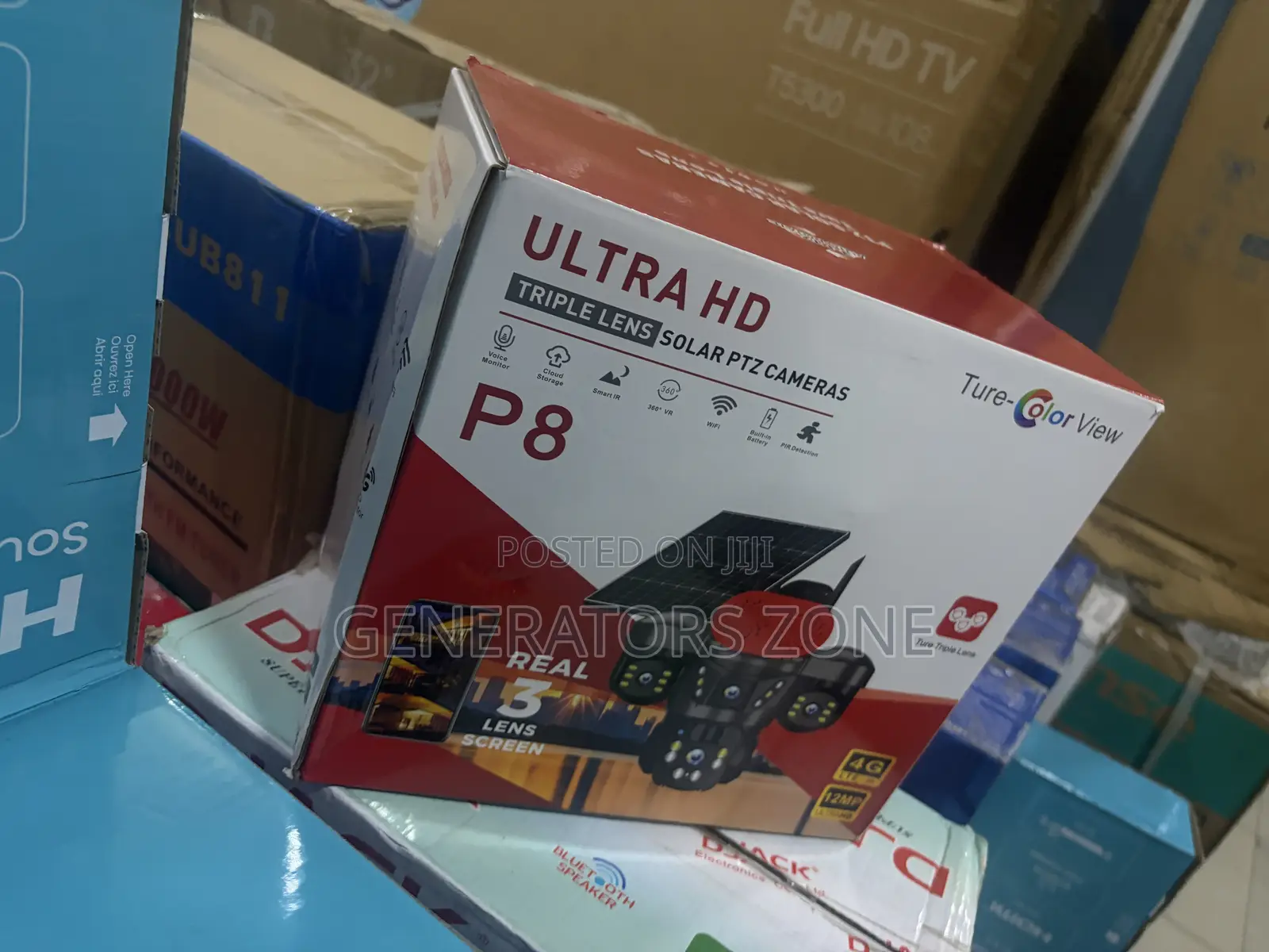 Ture Smart PTZ Color Night Vision Solar Camera