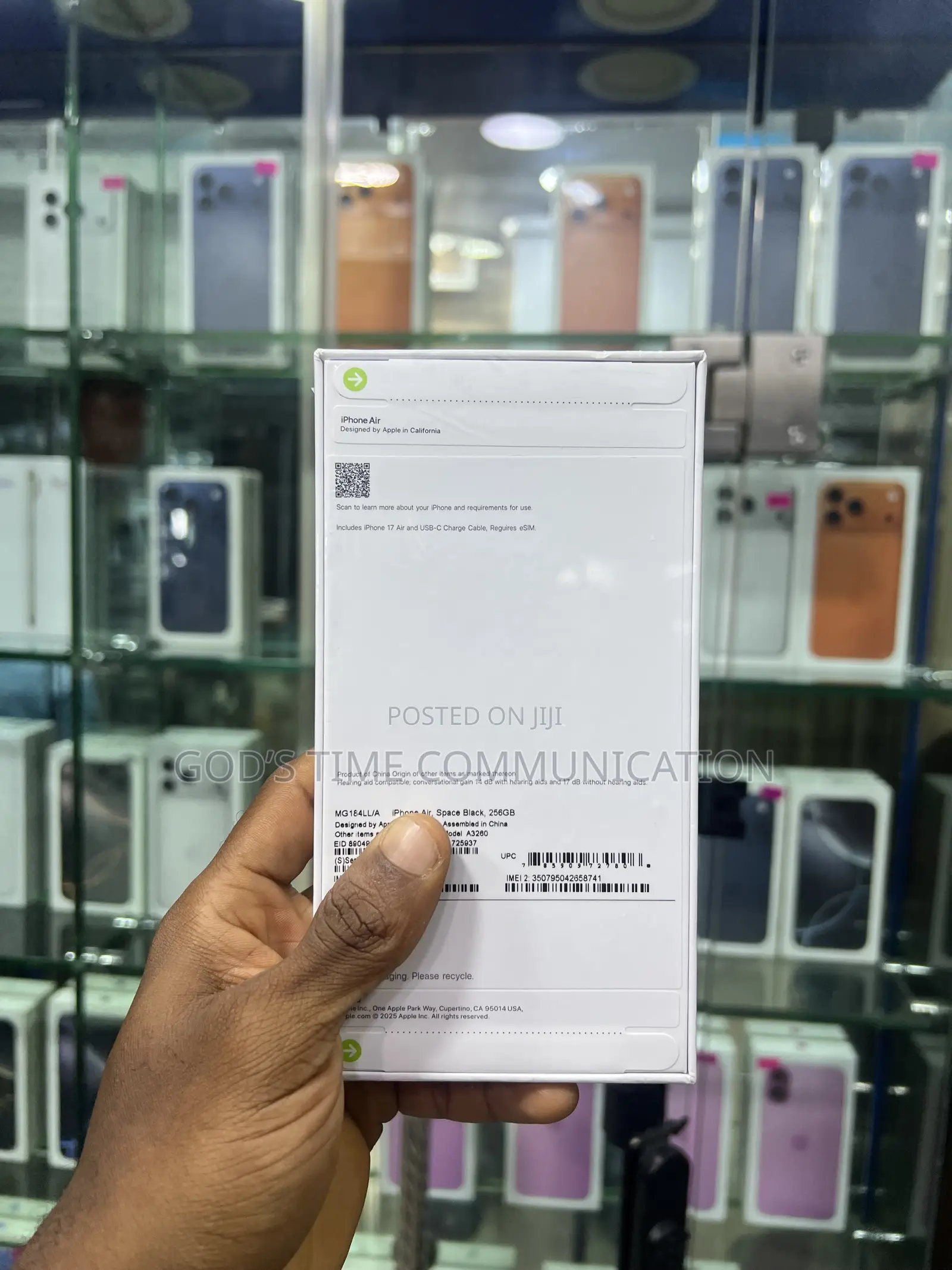 New Apple iPhone Air 256 GB Black