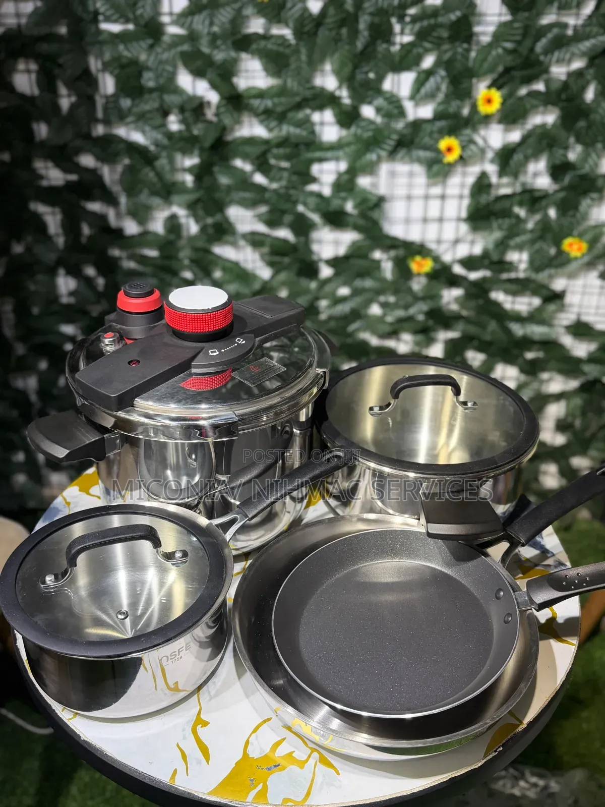 7Pcs Pressure Cooker Cookware Set