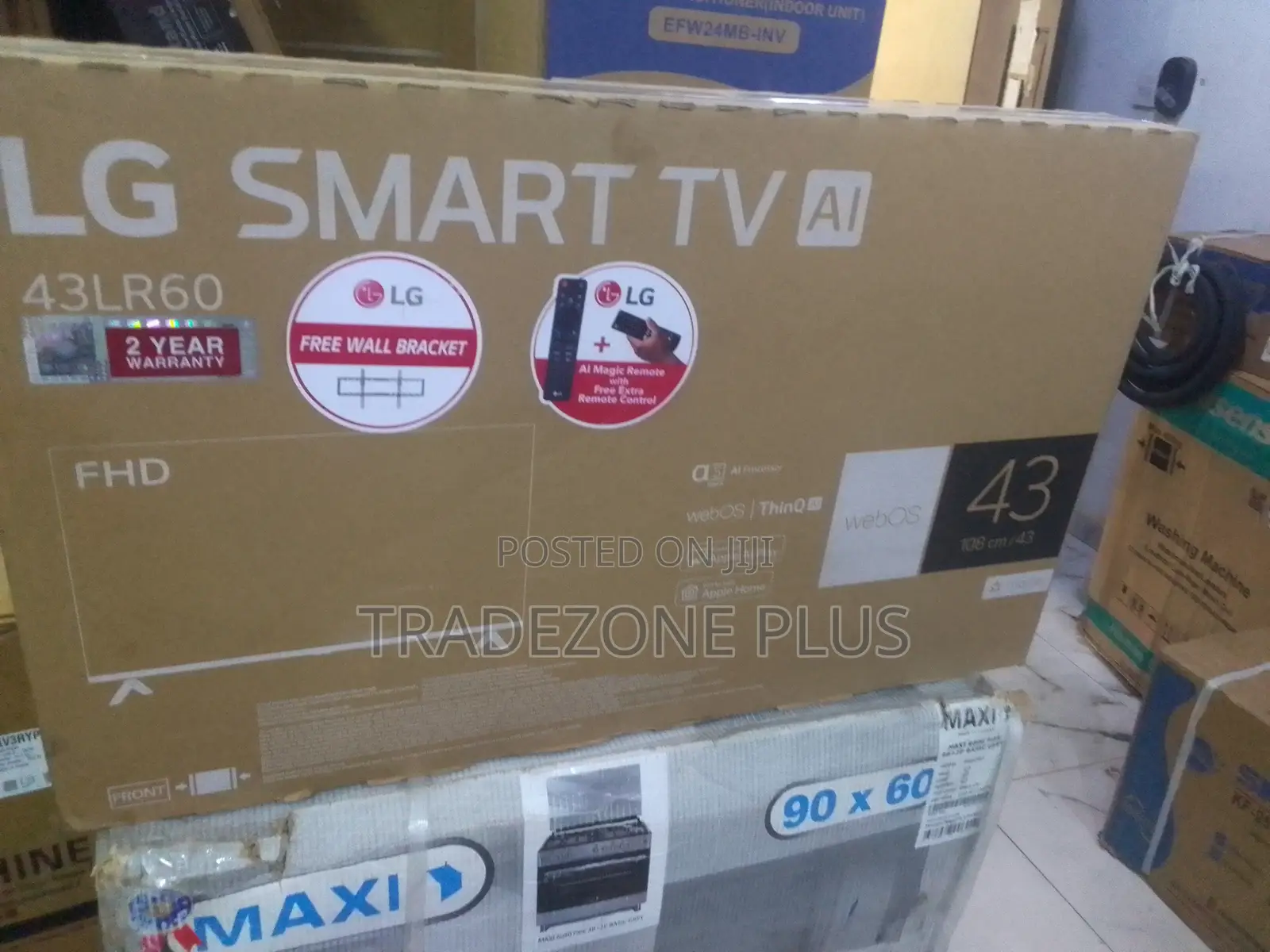 LG 43 Inch Smart TV 43LR60006LA + Free Wall Bracket