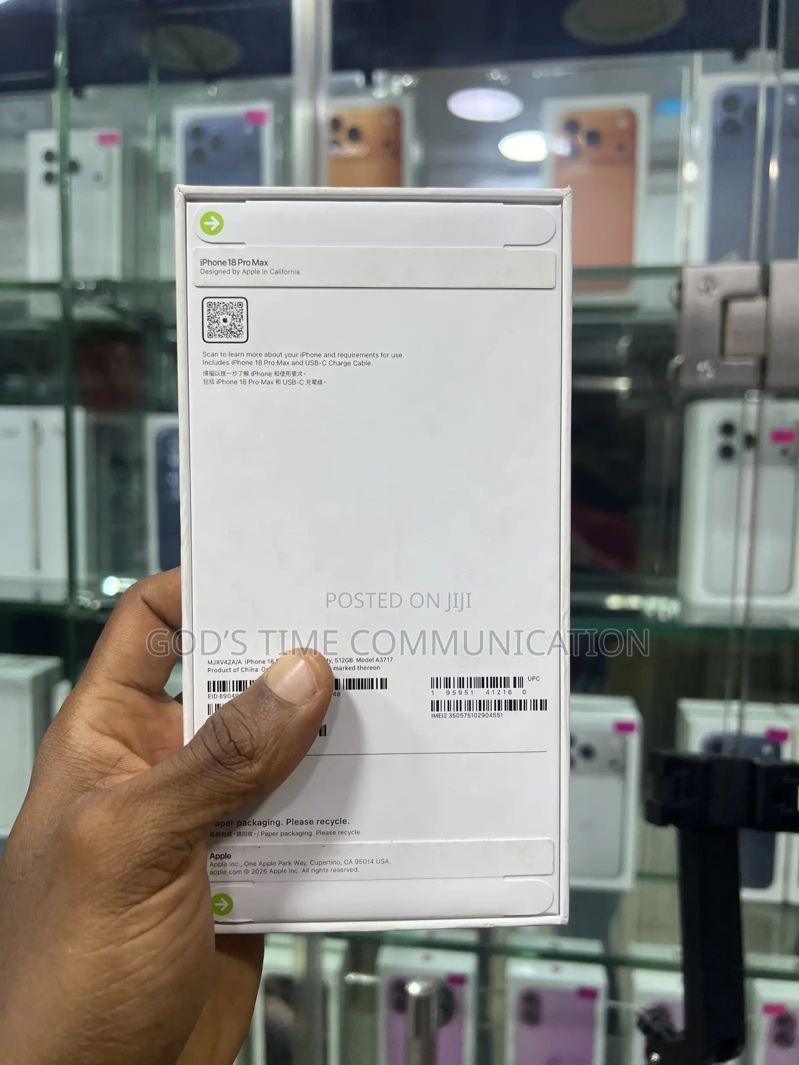 New Apple iPhone 18 Pro Max 512 GB Red