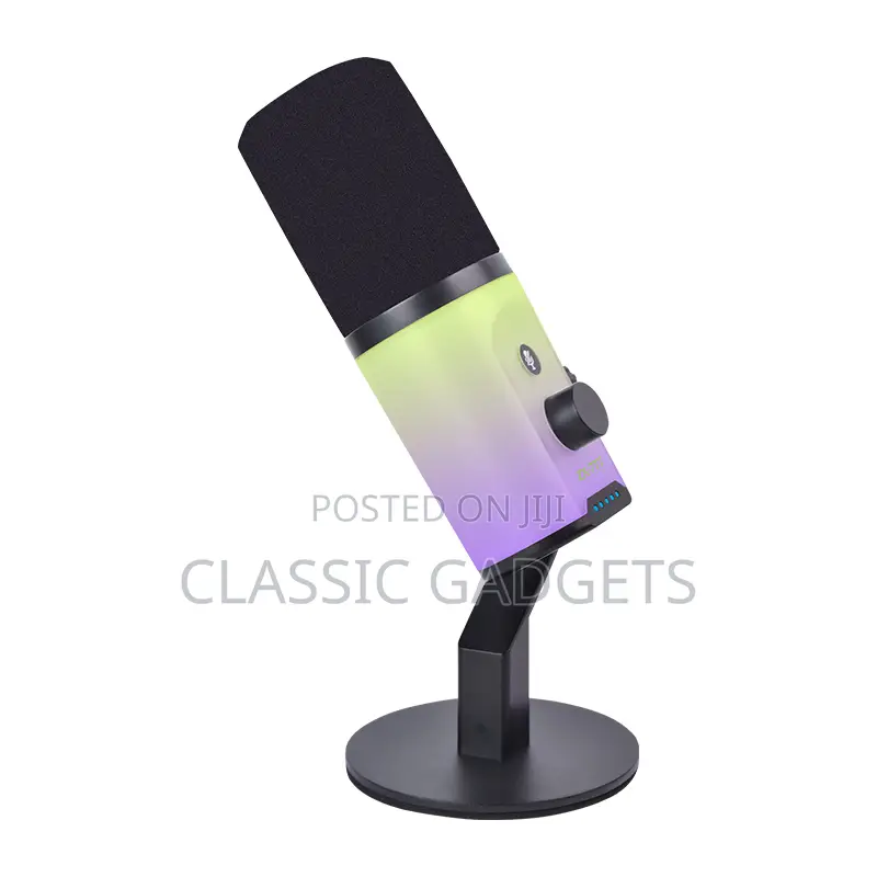 ZX-777 RGB Live Dynamic Microphone for Teaching and Recording