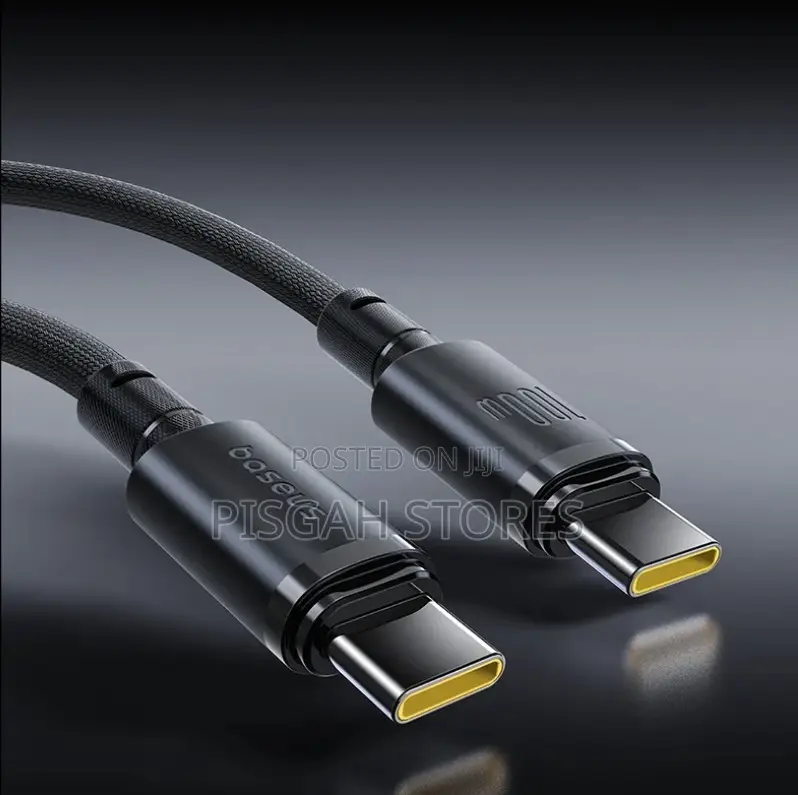 Baseus Braided Fast Charging Cable 100W USB-C to USB-C 2M Black