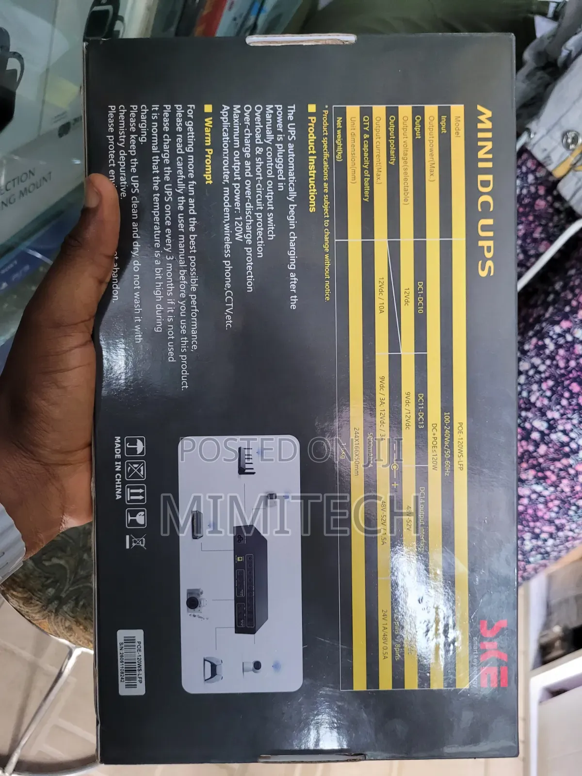 Mini DC Ups / Power Backup