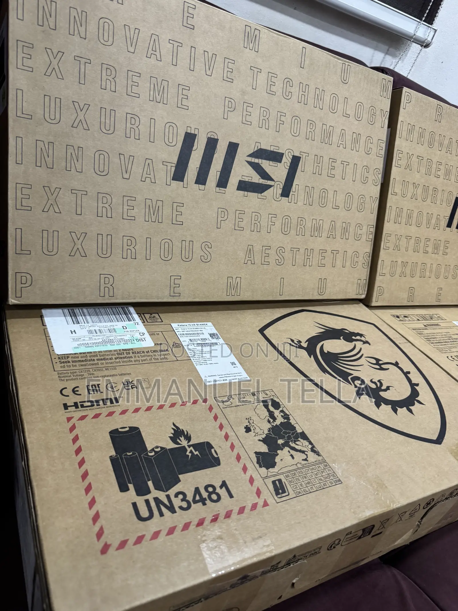 New Laptop MSI Katana 15 16GB Intel Core i7 SSD 512GB