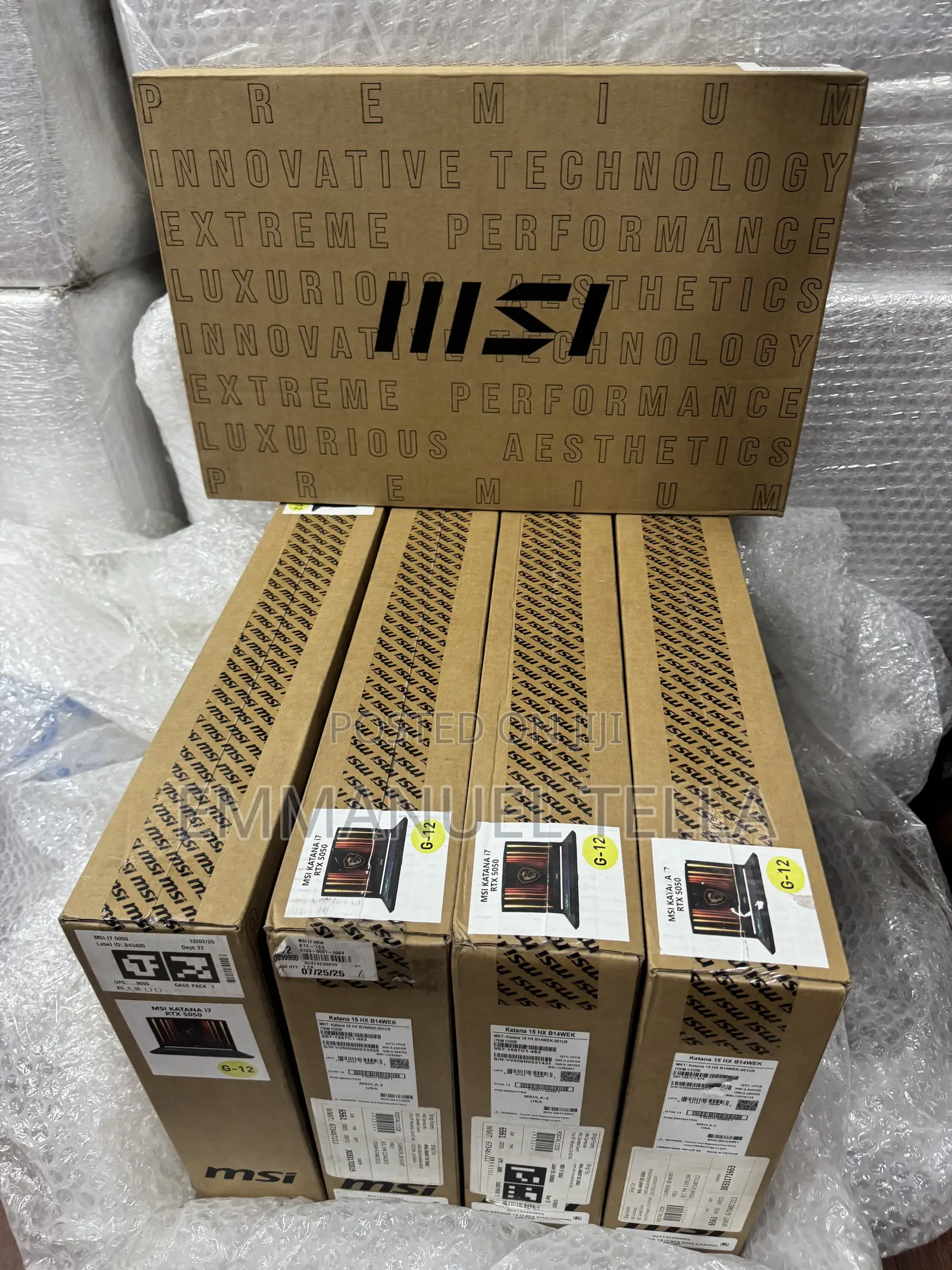 New Laptop MSI Katana 15 16GB Intel Core i7 SSD 512GB