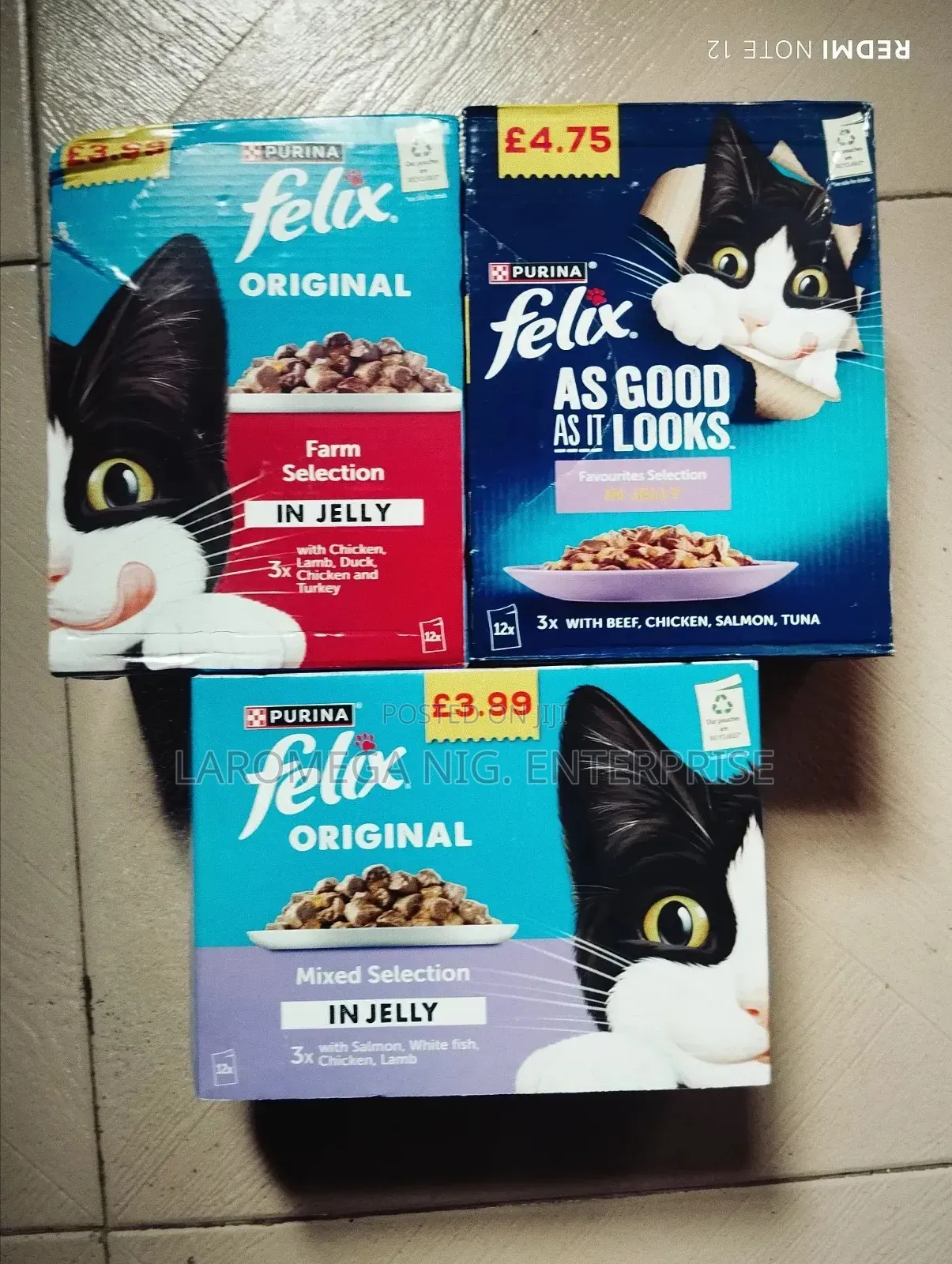 Felix Cat Jelly Food (12 Pouch in a Pack)