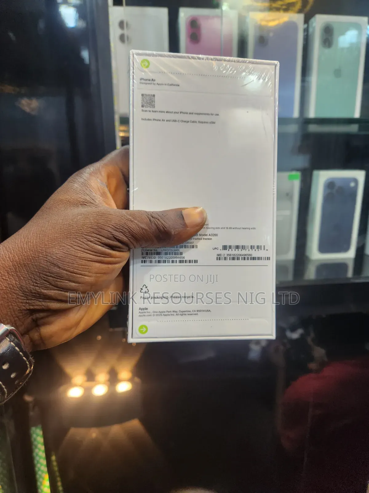New Apple iPhone Air 256 GB Black