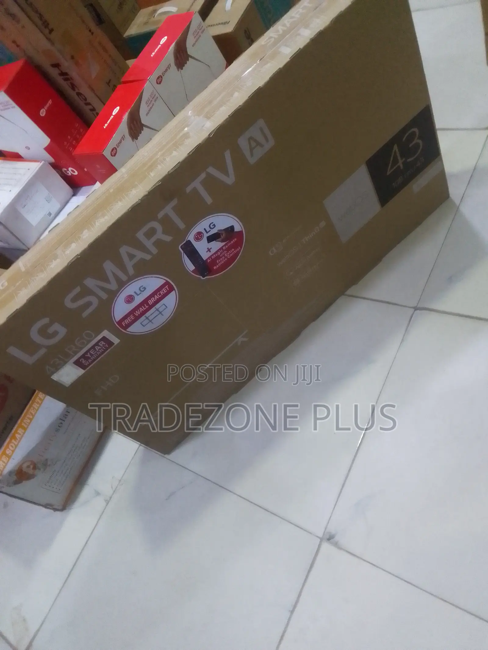 LG 43” Smart Television With Complimentary Extra Remote