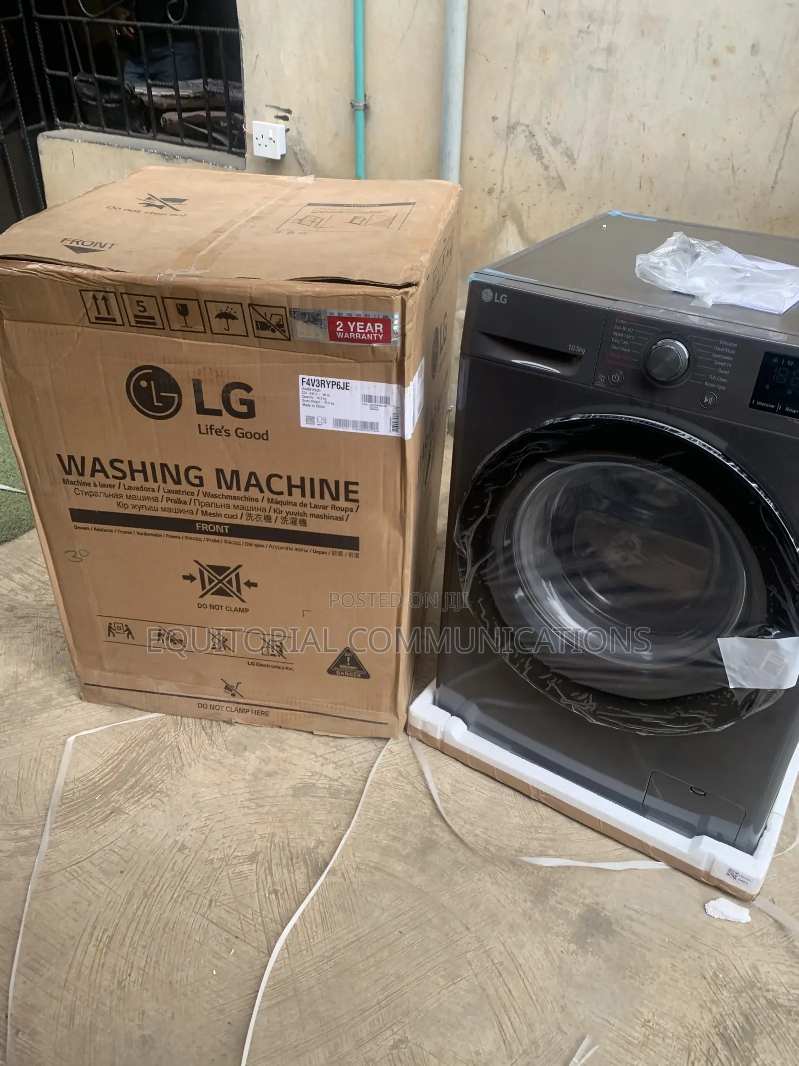 LG F4V3RYP6JE Advanced 10.5KG Household Washing Machine