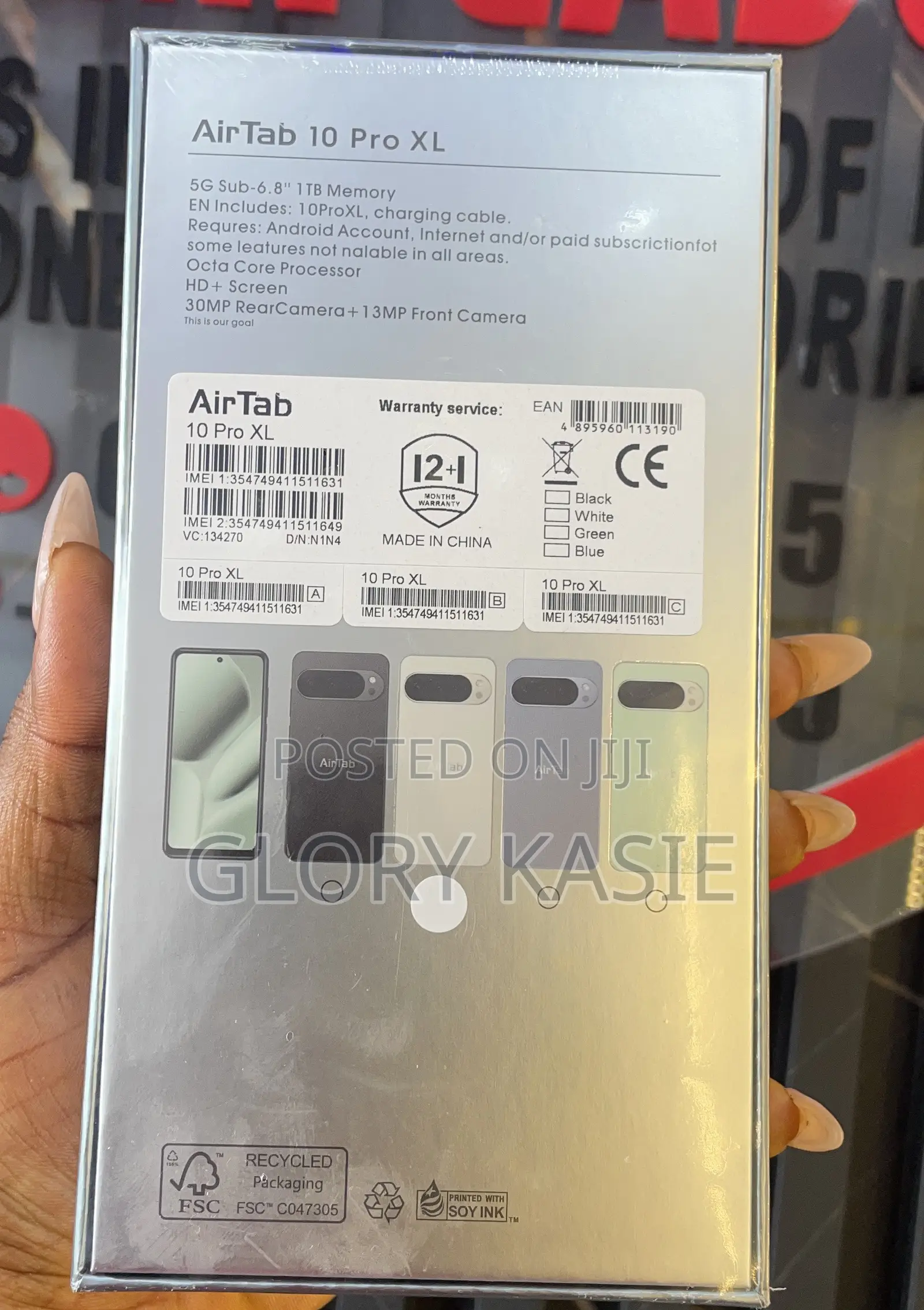 New AirTab 10 Pro XL 512 GB Gray