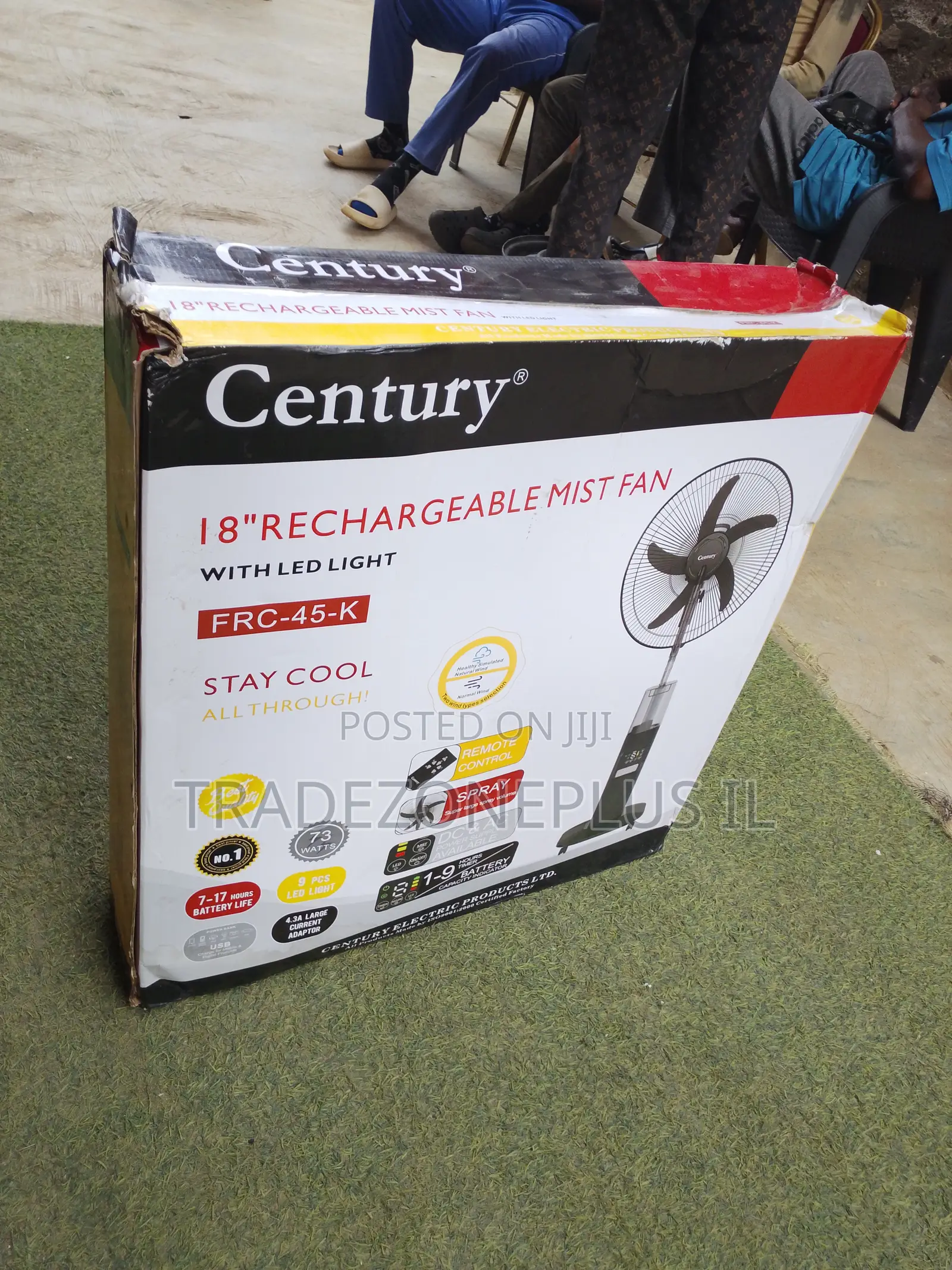FRC-45K Century Fan With LED Light and Mist