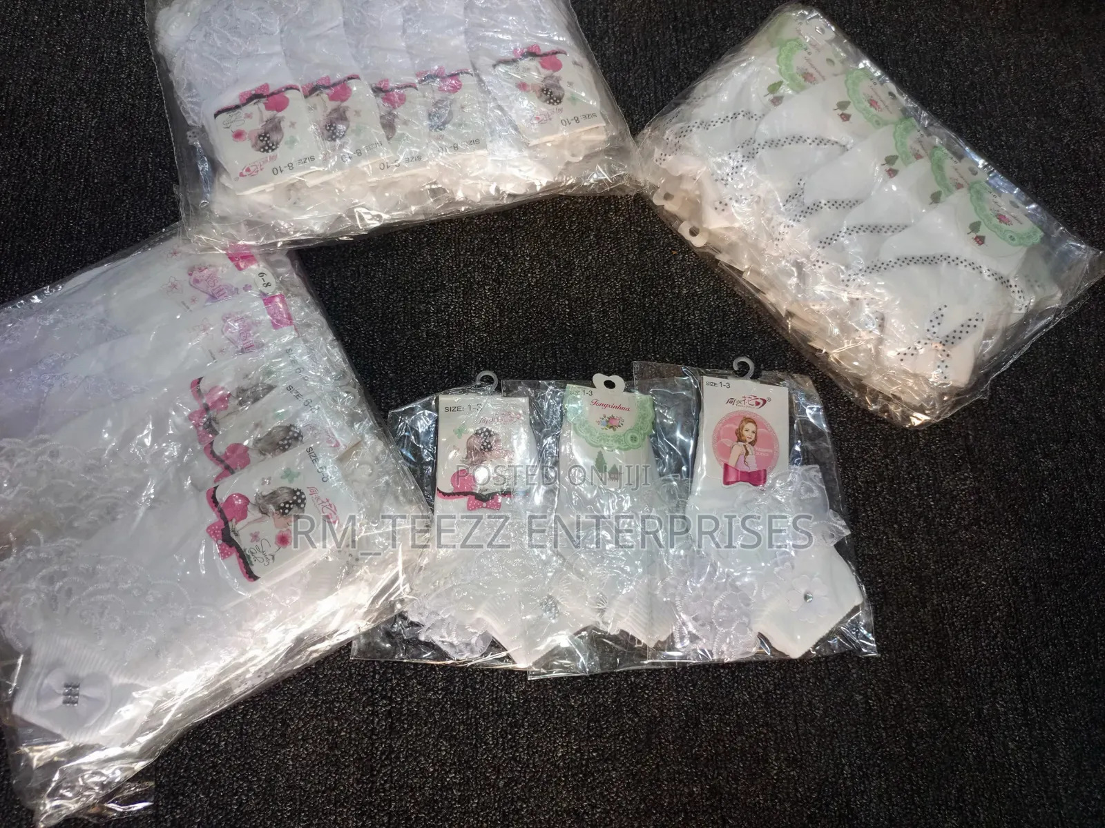 Children's Lace-Detail Fashion Socks